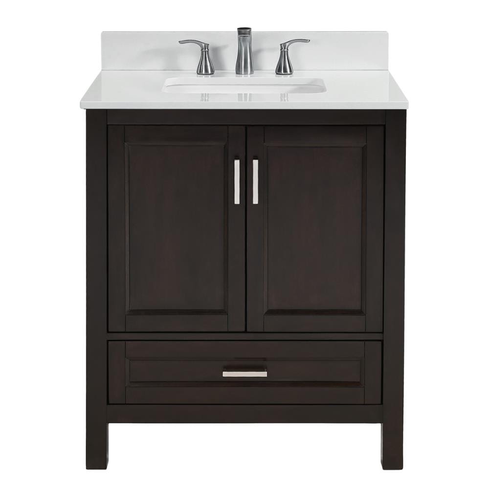 Scott Living Durham 30-in Espresso Undermount Single Sink Bathroom ...