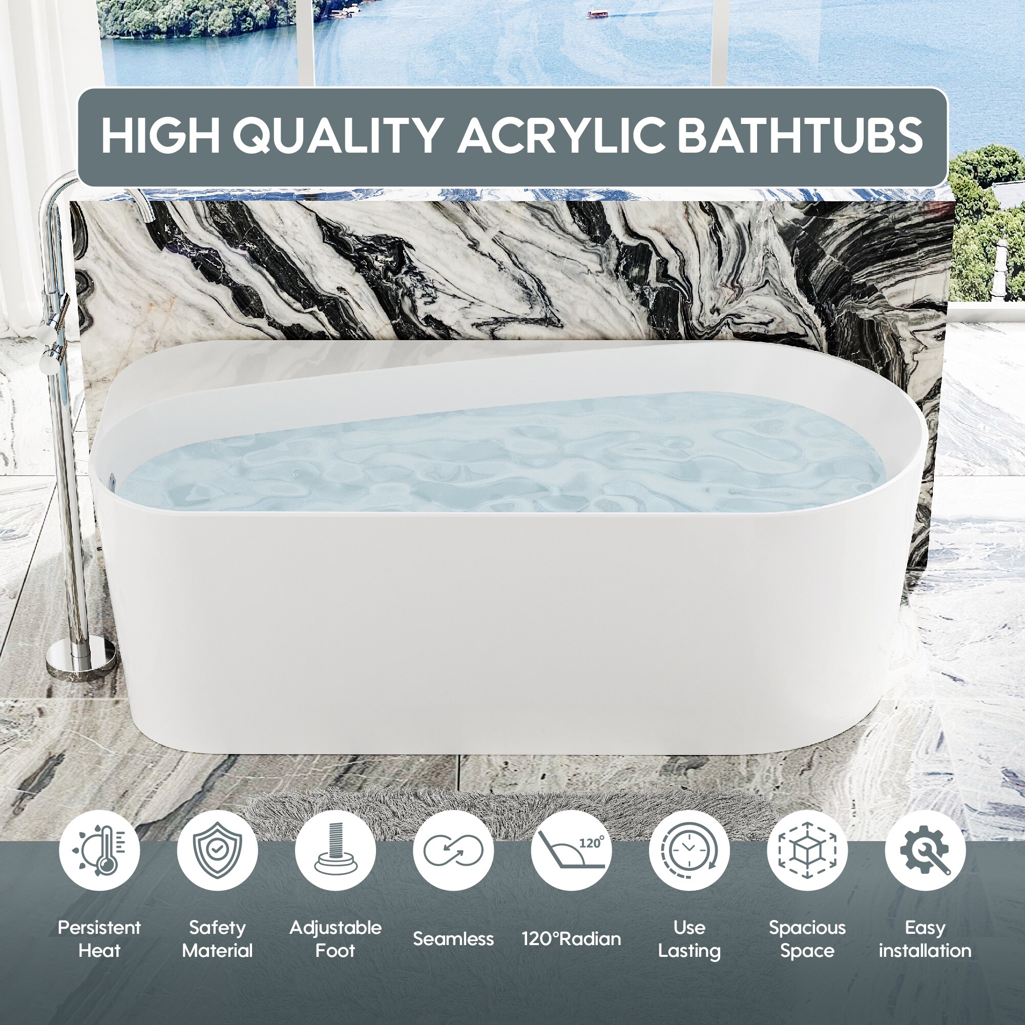 Forclover TUW-CE170 bathtubs - View #6