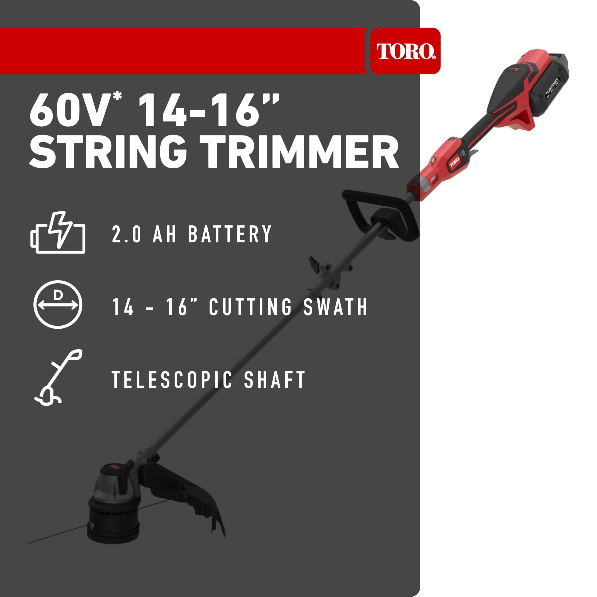 Toro 51837 Cordless-String-Trimmers - View #2
