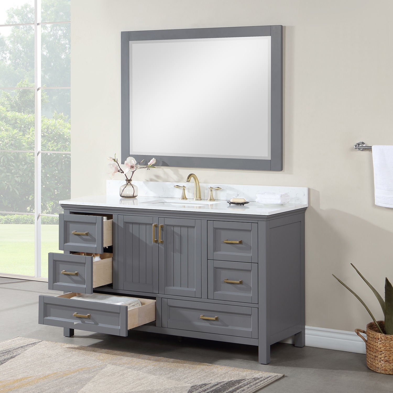 Altair 538060S-GR-AW Bath-Vanity-Combo - View #9