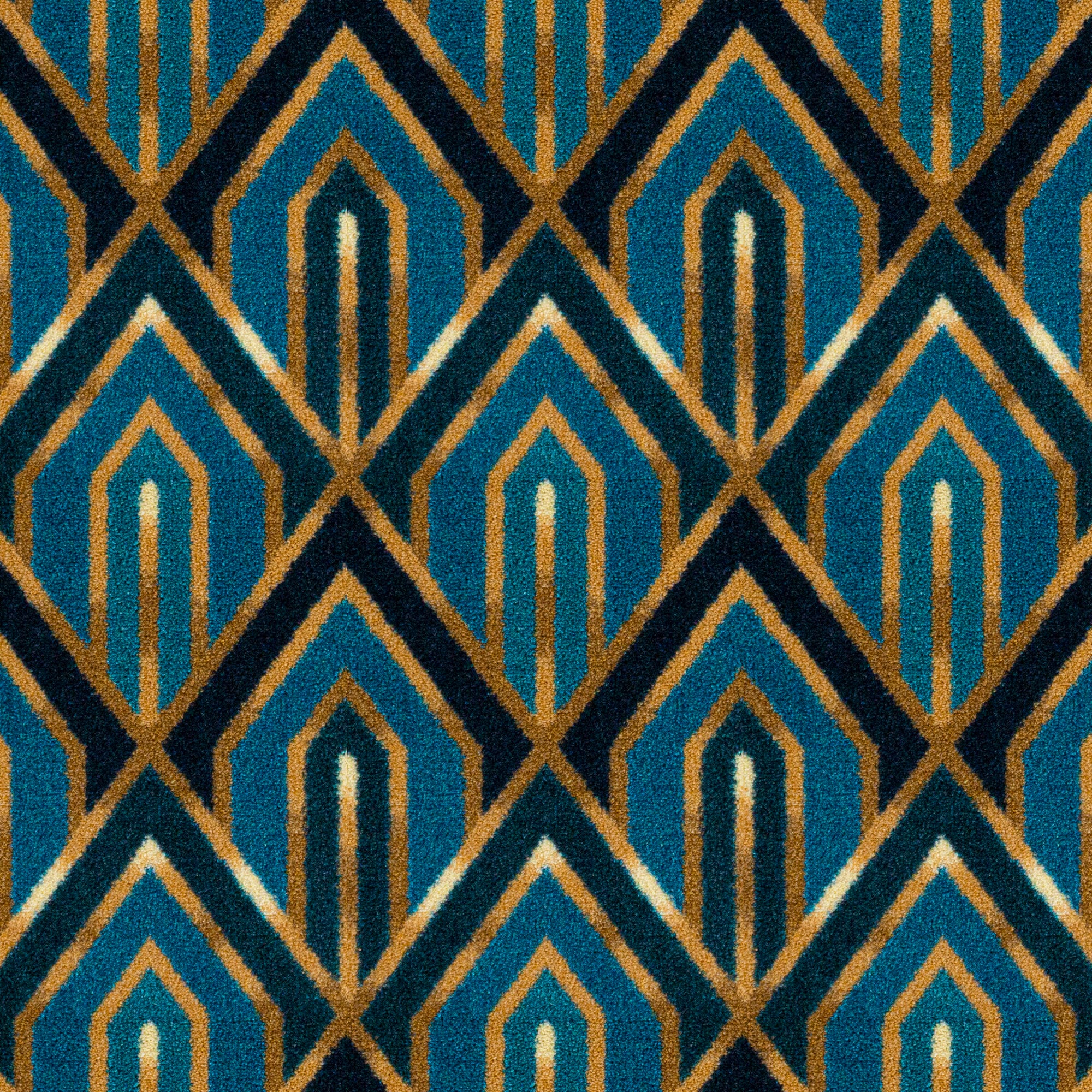 Joy Carpets 2075W-01-26 Home Office Pinnacle Azure Blue 26-oz sq yard Nylon Pattern Indoor Carpet