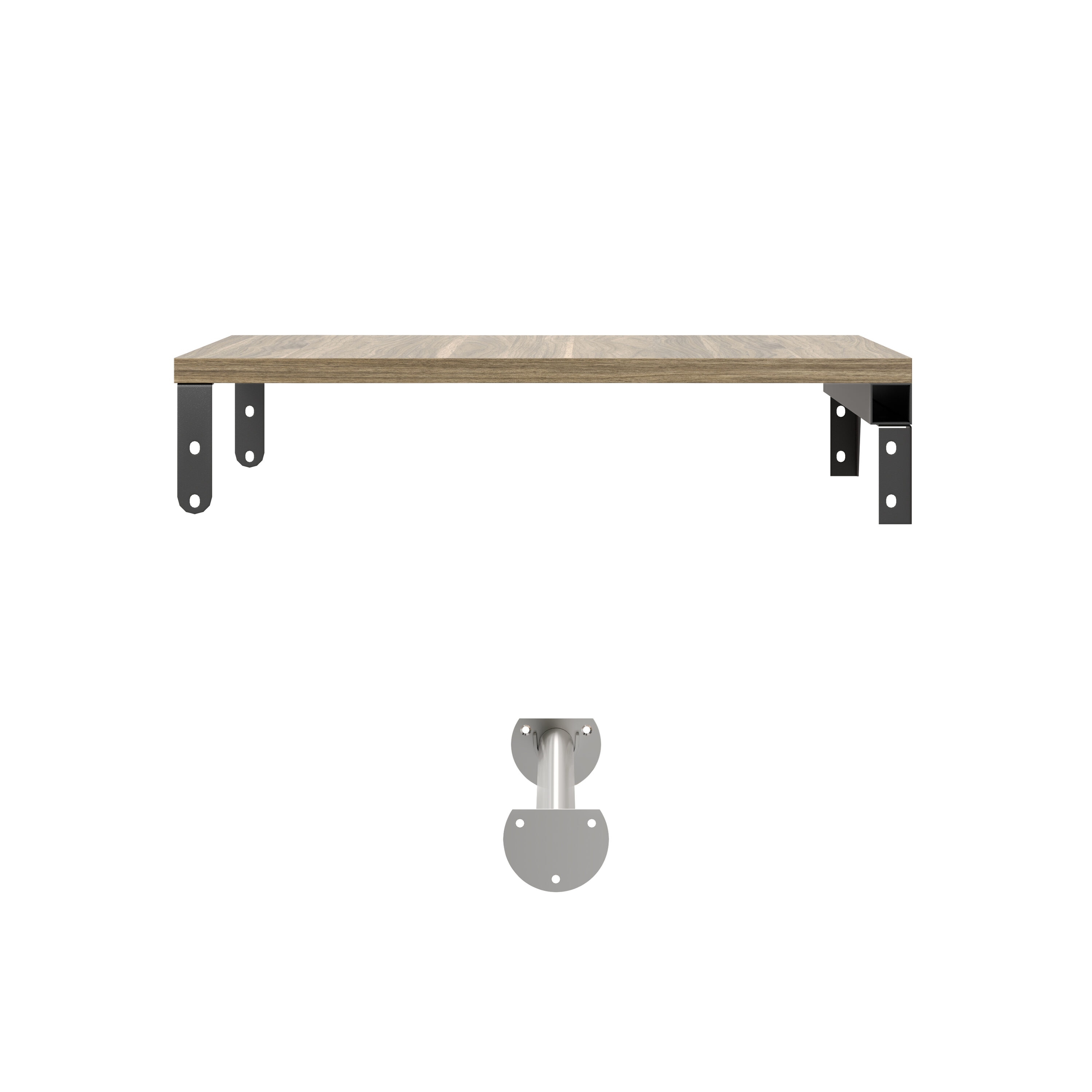 Scott Living SL36CBN-2 Wood-Closet-Shelves - View #6