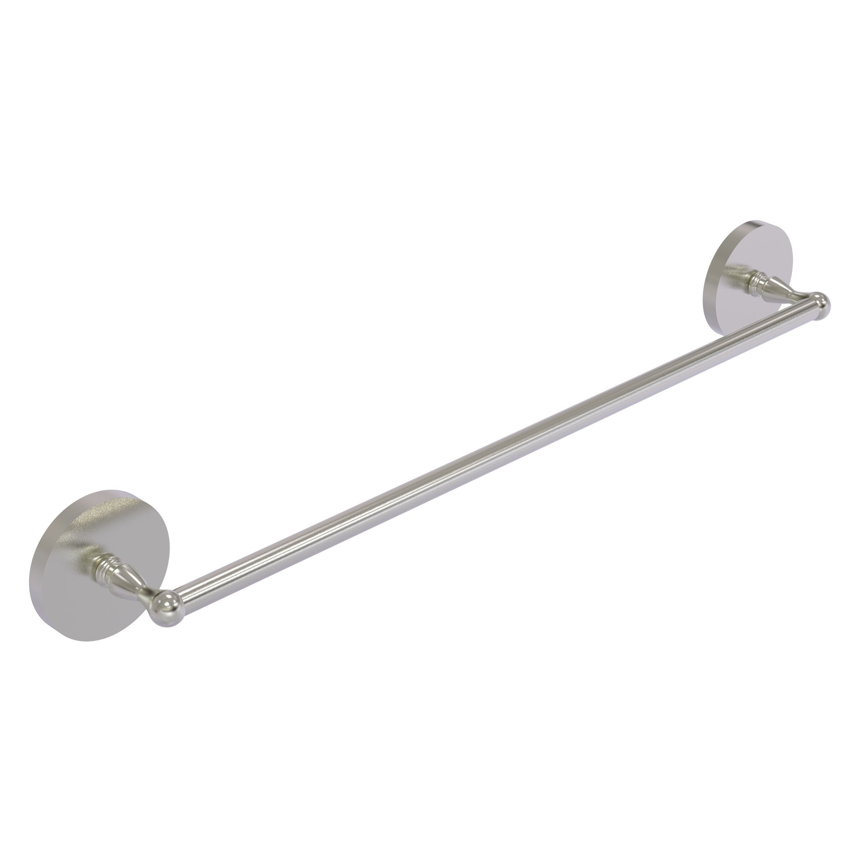 Allied Brass 1031/18-SN Skyline 18-in Satin Nickel Wall mount Single Towel Bar