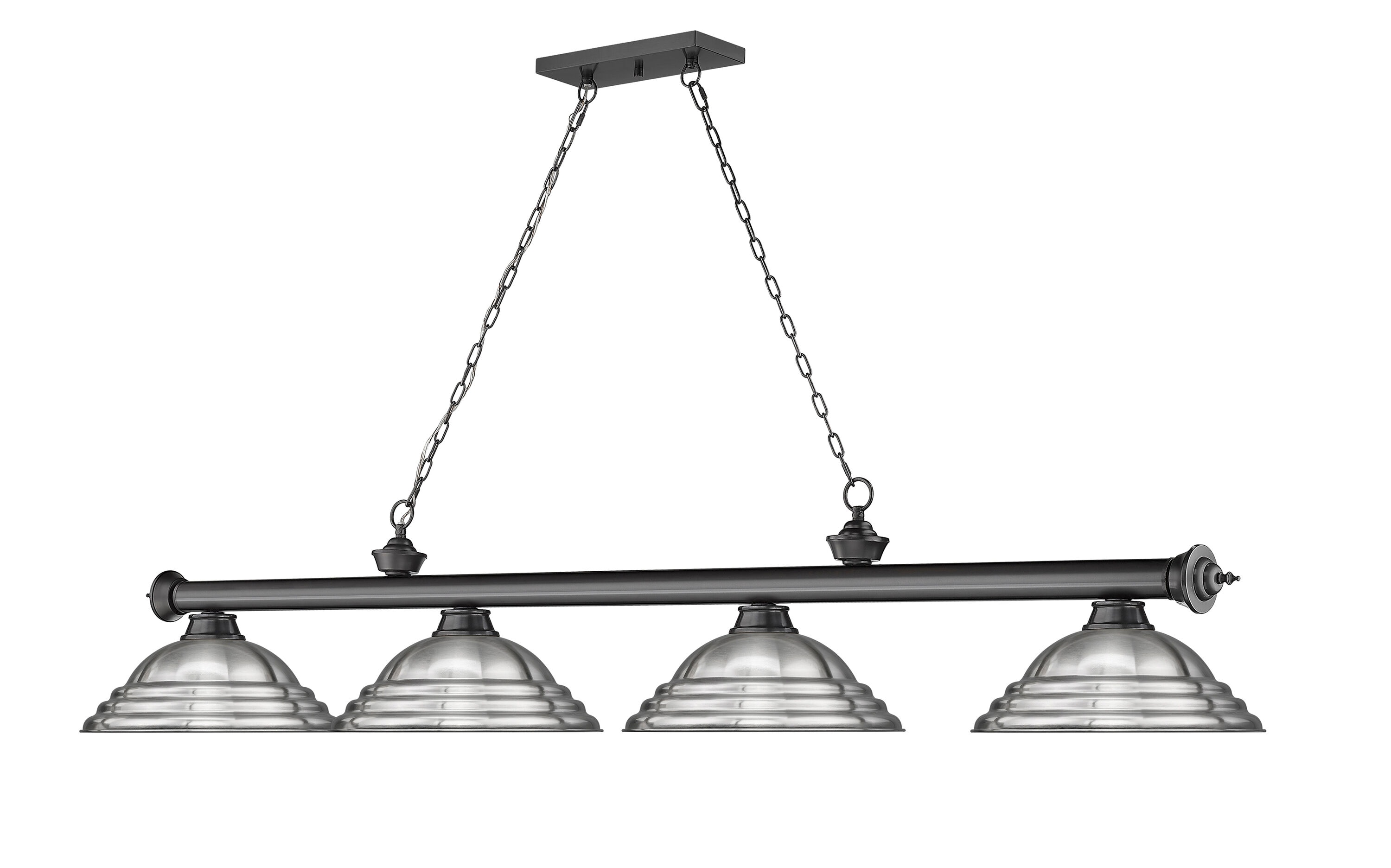 Z-Lite 2306-4BP-SBN Pool-Table-Lighting - View #3