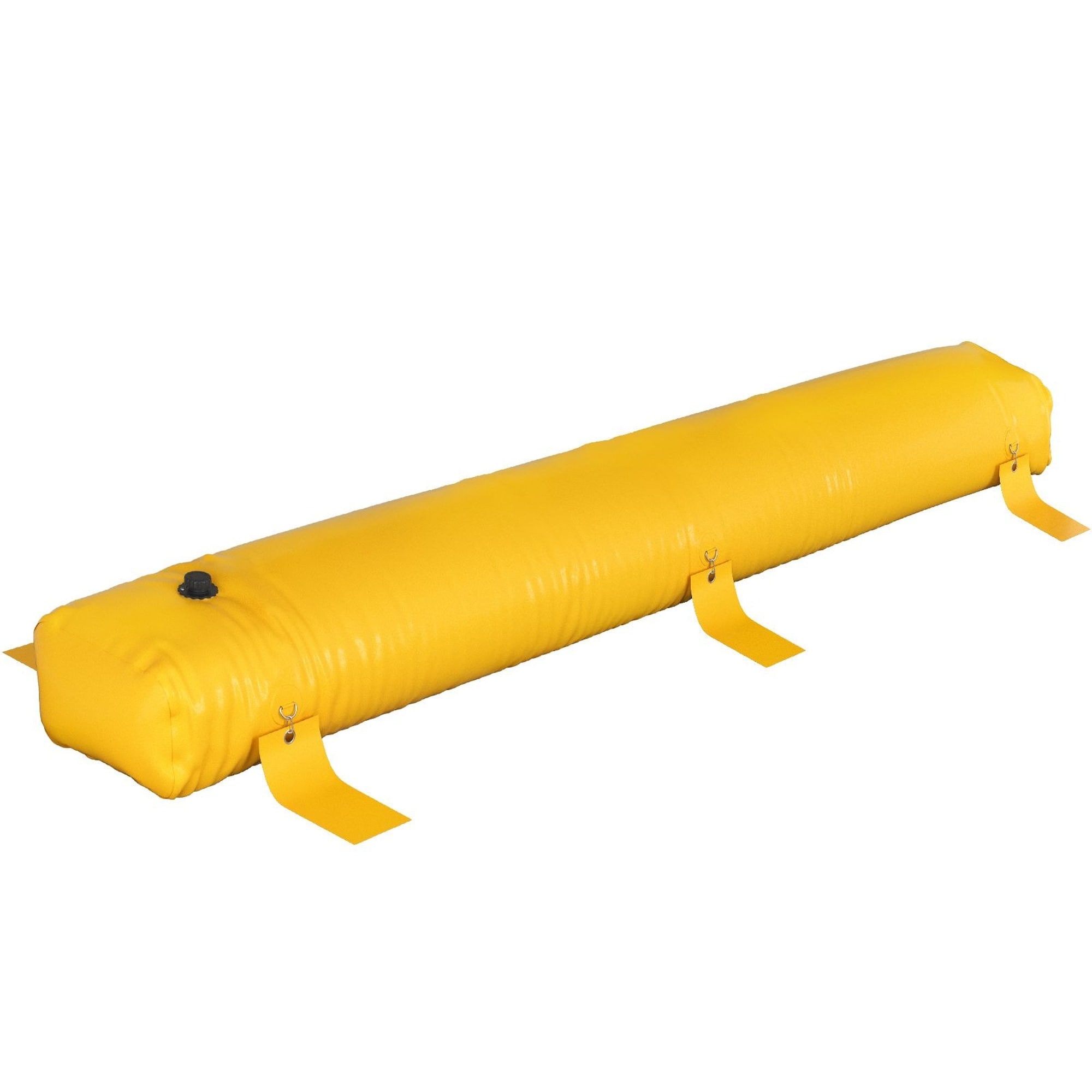 Angel Sar 12 FT x 12 Inch Reusable PVC Water Diversion Tube Sandless Flood Barrier for Home Door Garage Water Protection