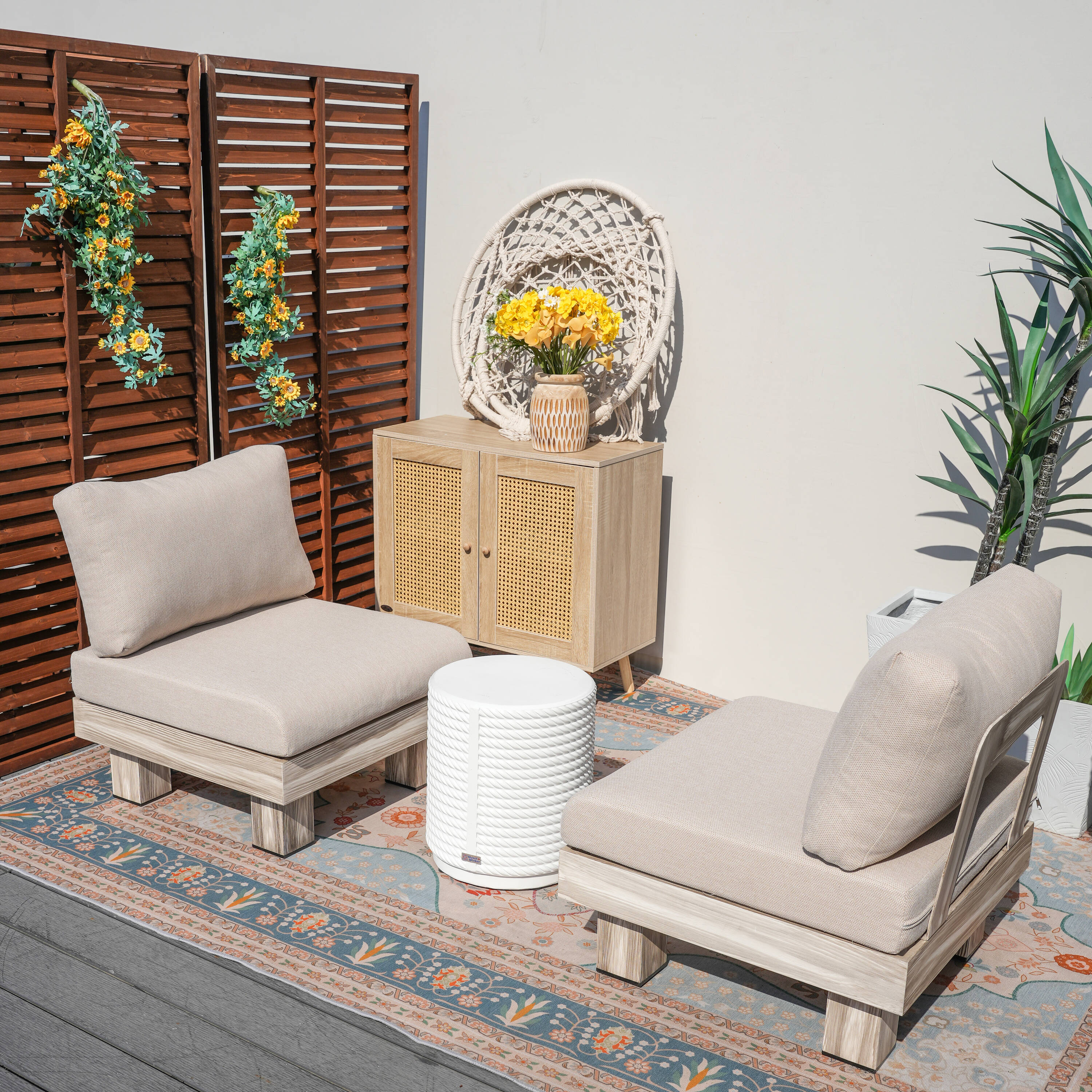 Direct Wicker DWS-22510&2462ST Patio-Conversation-Sets - View #4