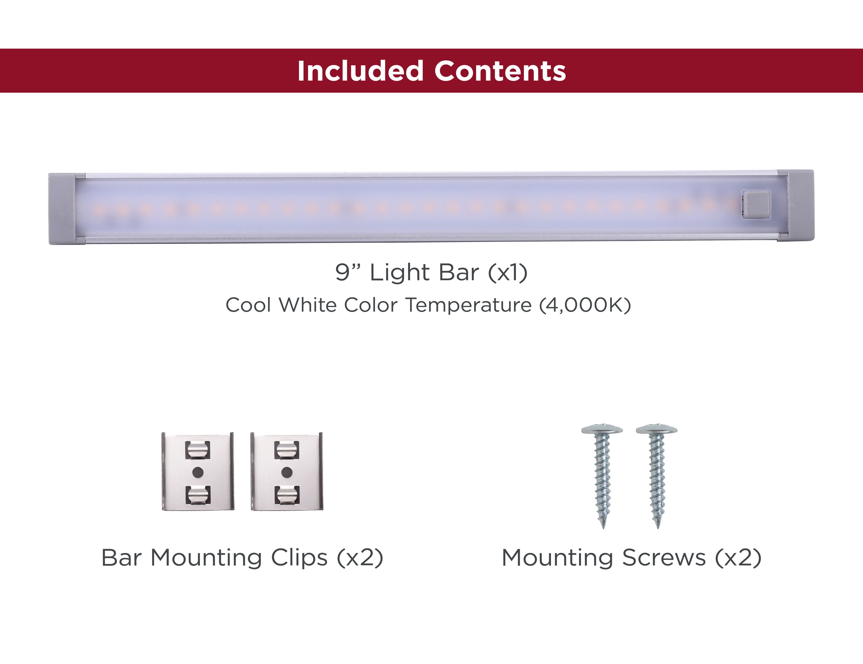 Black+decker Cool White LED Add-On 9 Under Cabinet Bar Light
