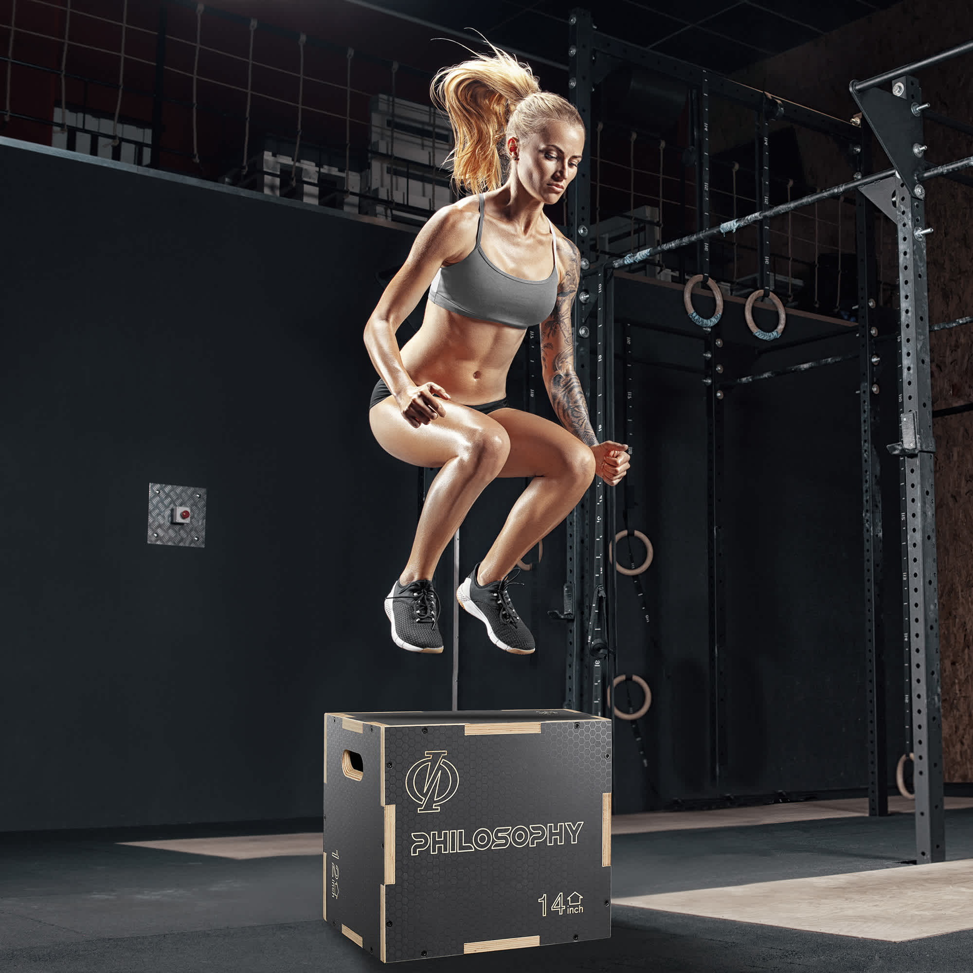 Philosophy Gym FIT-PLYO-1642S-GRY Plyo-Boxes-Platforms - View #6