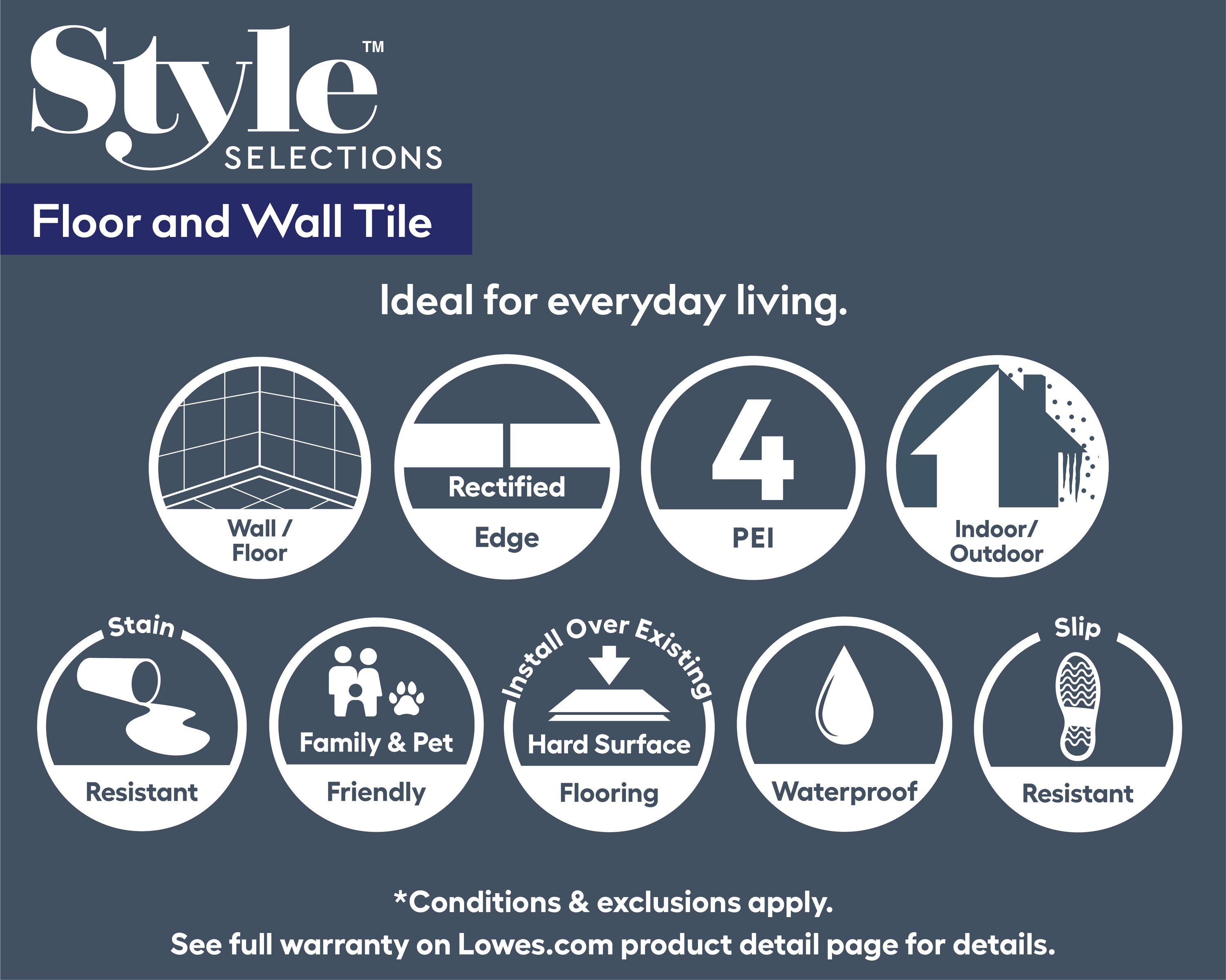 Style Selections 1102054 Ceramic-Tile - View #3