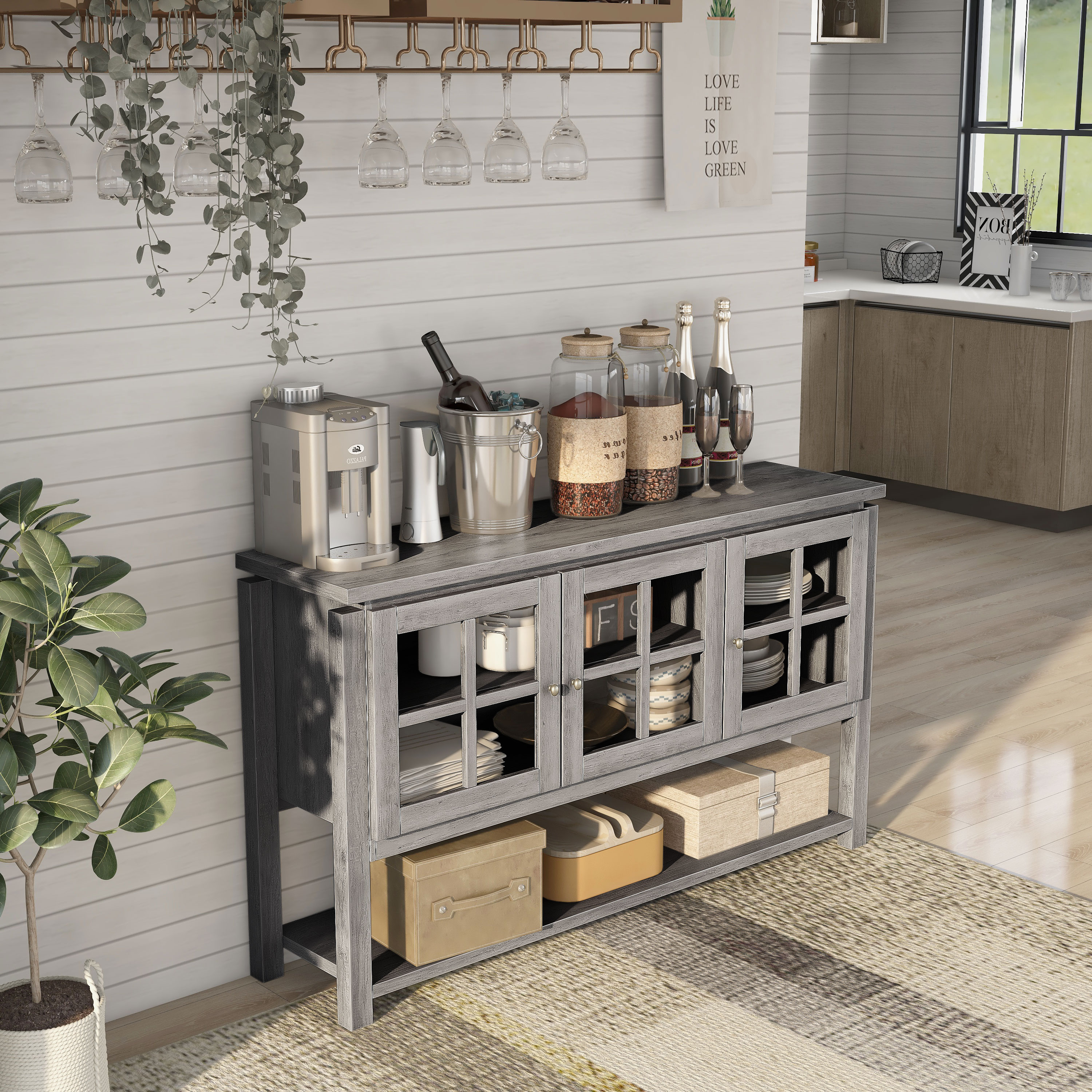 Furniture of America HFW-1477C35 Dining-Kitchen-Storarge - View #8