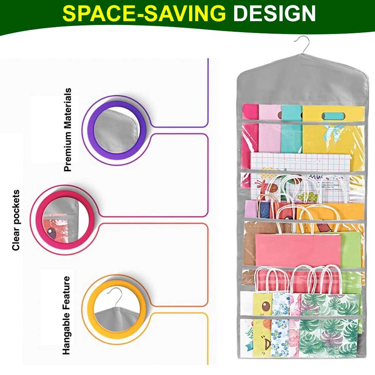Aoibox LABGS2914 Wrapping-Paper-Storage - View #4