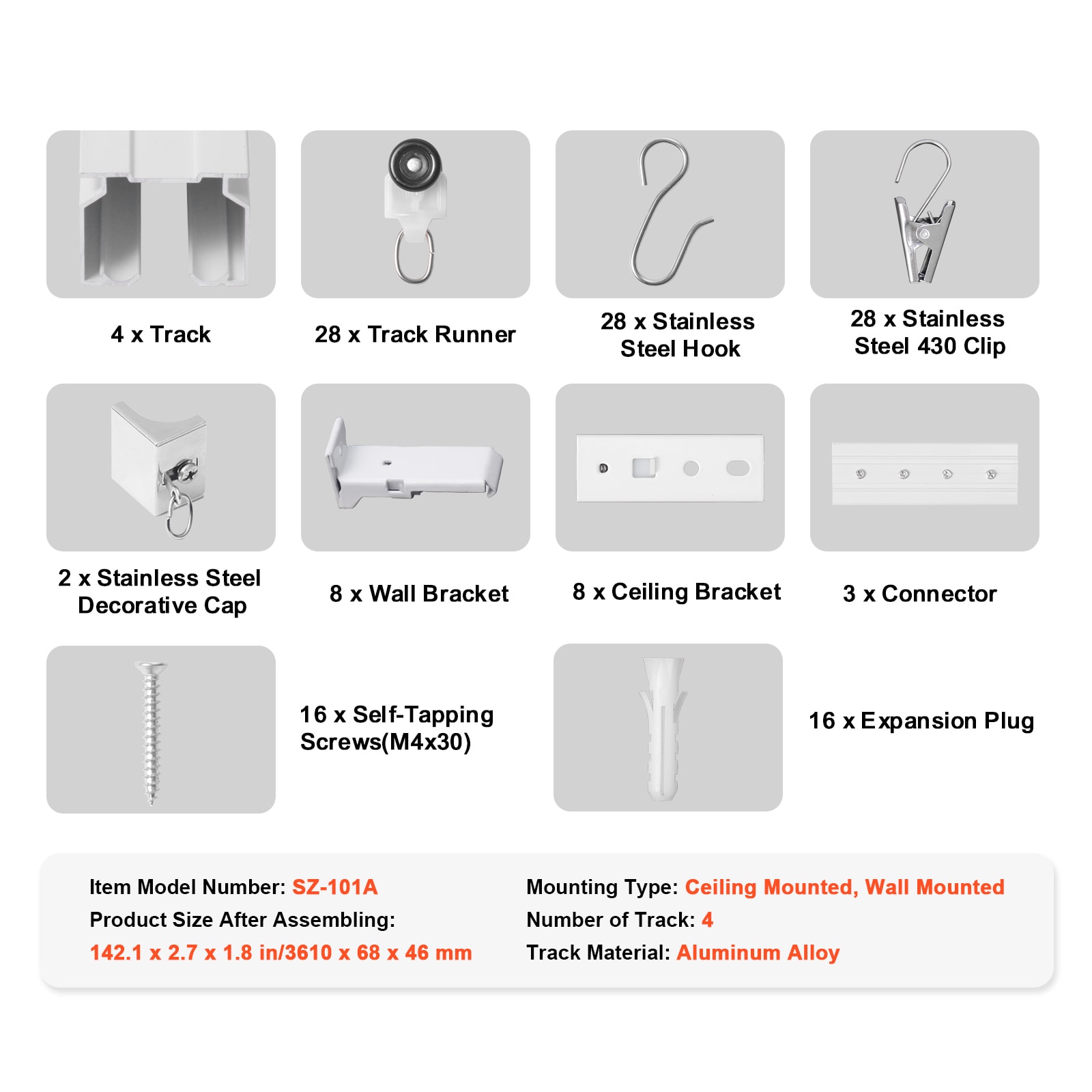 SVOPES SVOPESTHBCLGD10298V0 Curtain-Rods - View #8