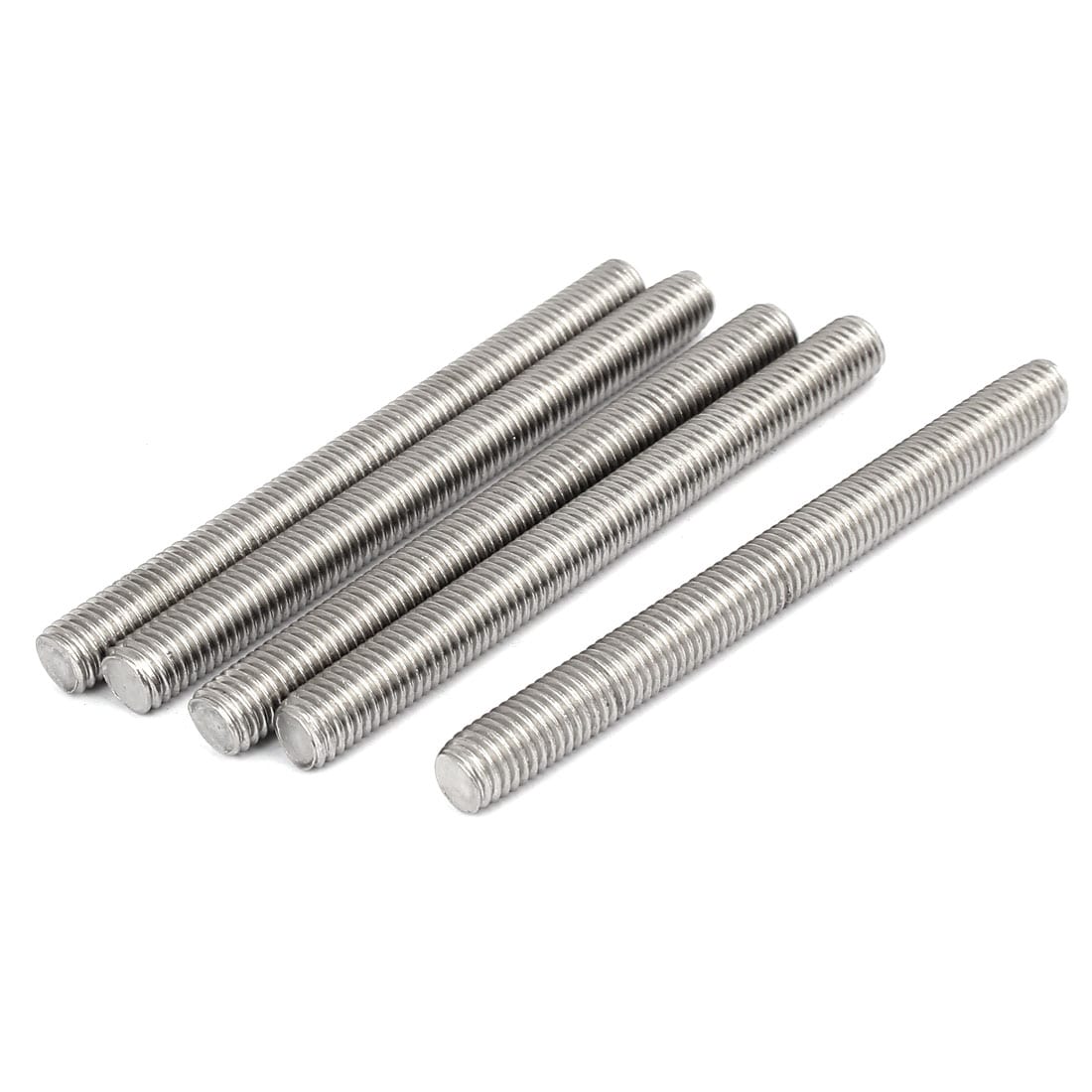 Unique Bargains M10 x 110mm 1.5mm Pitch 304 Stainless Steel Fully Threaded Rods Bar Studs 5pcs #S26031900UX2297