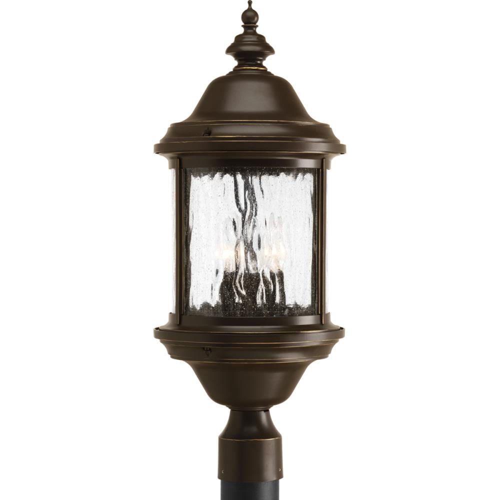 Progress Lighting P5450-20 Ashmore 23.75-in Antique bronze Traditional Outdoor Light post lantern