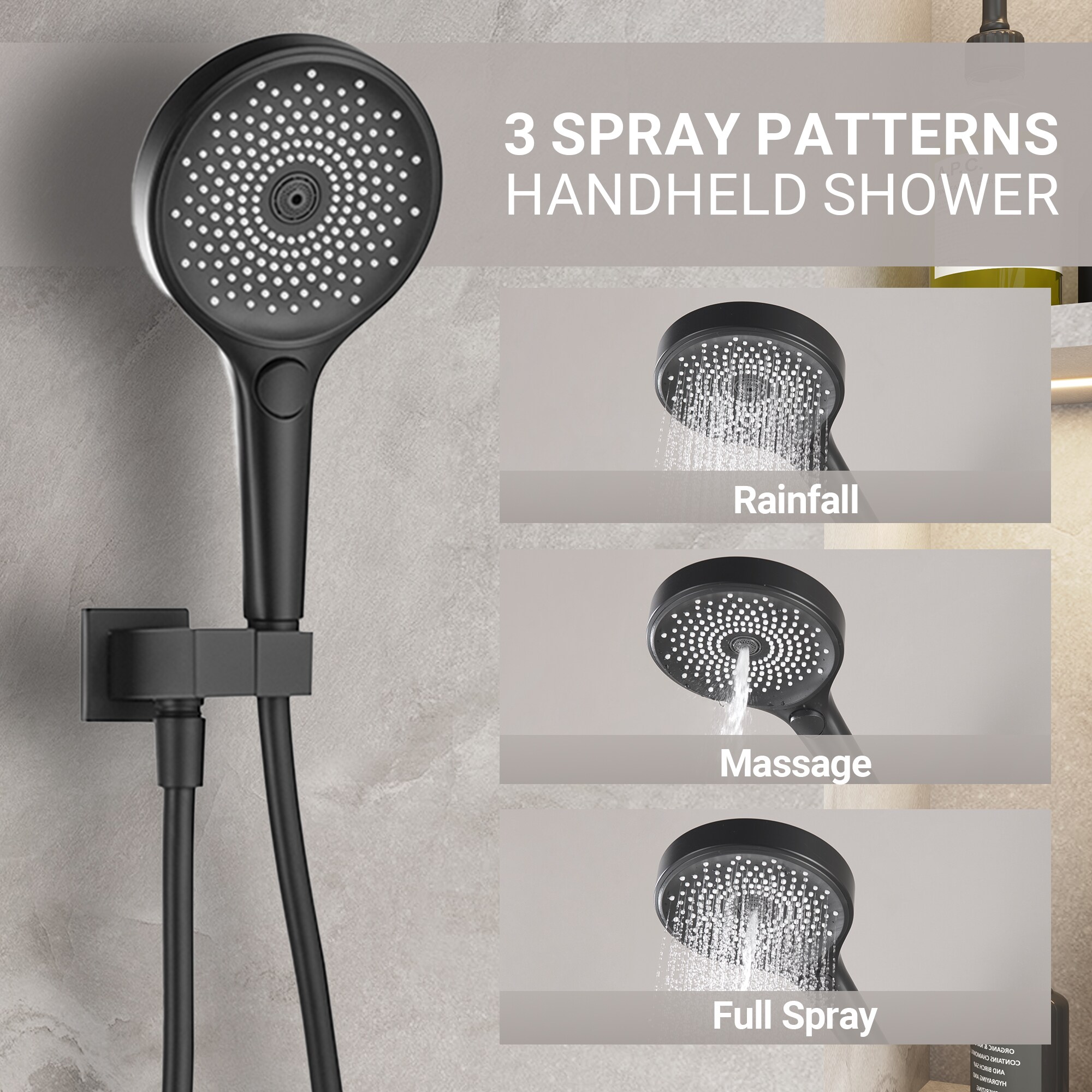 LUCKY ONE MD-RB1235 Showerhead-Bar-Panels - View #9