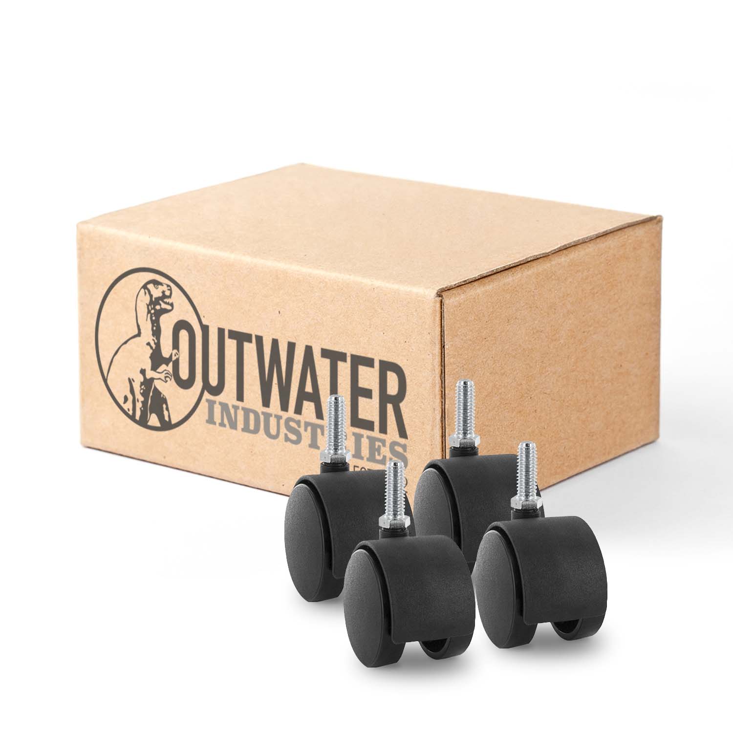 Outwater 3P1.14.00045 2-in Rubber Swivel Caster