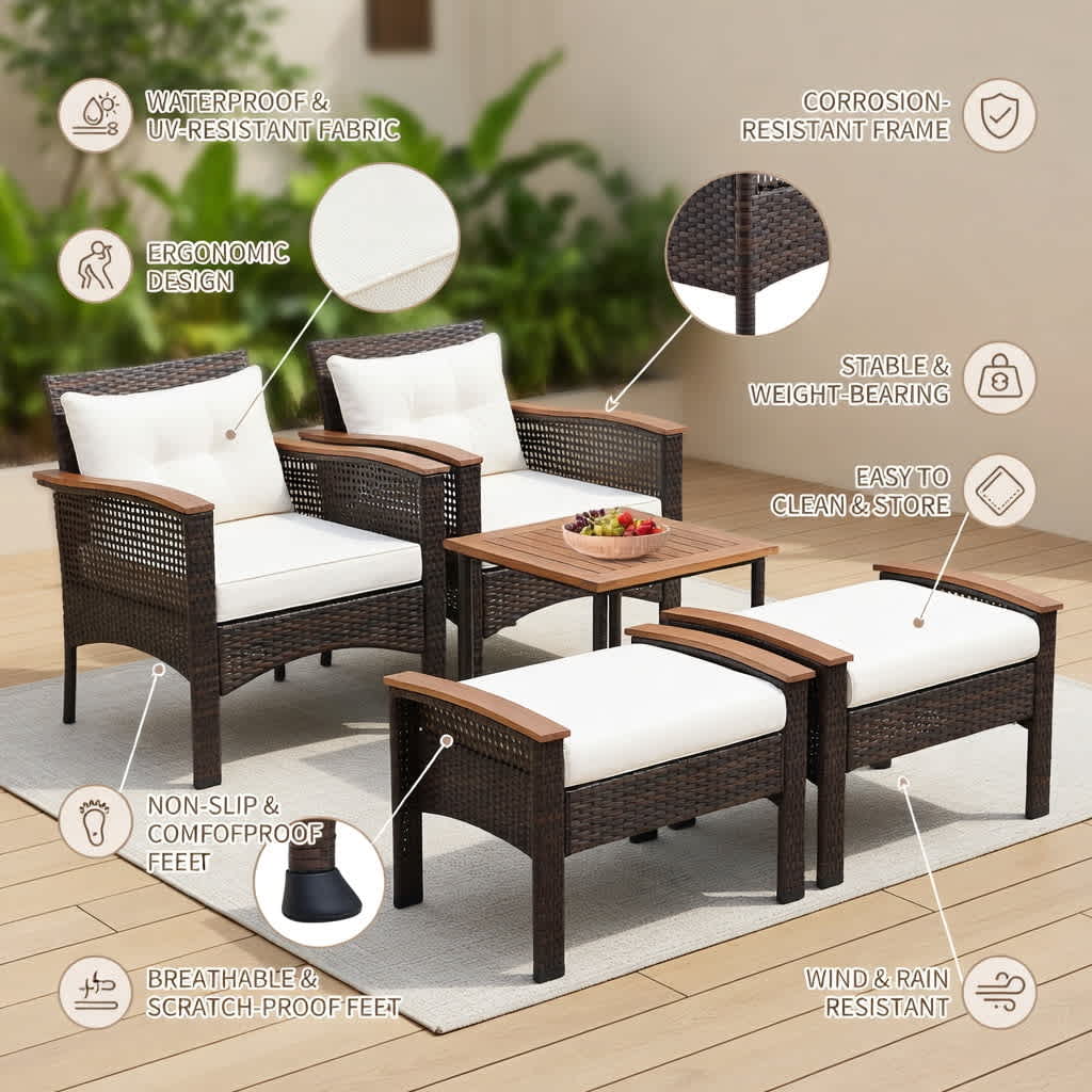 Choco Moon 5357740123618 Patio-Conversation-Sets - View #6