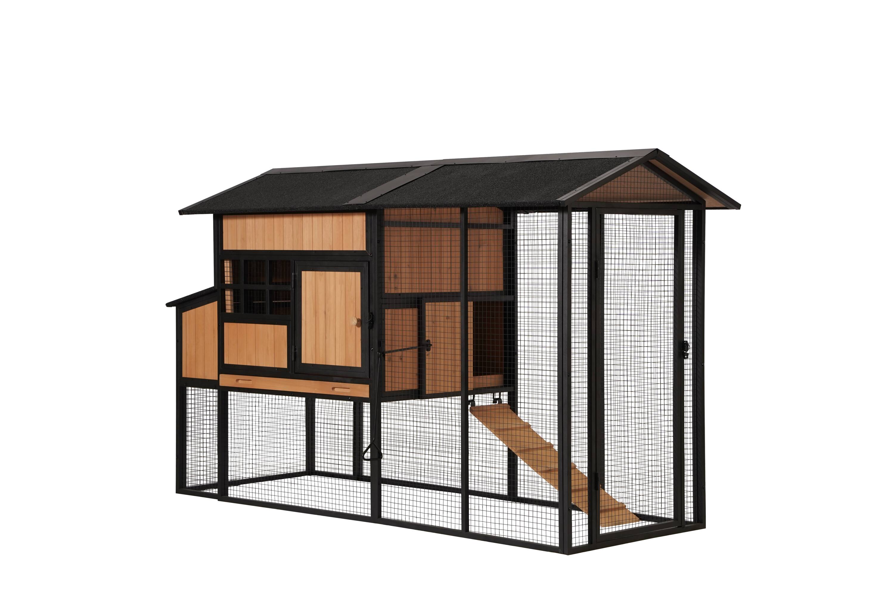 Pecking Order Brown Wood Chicken coop