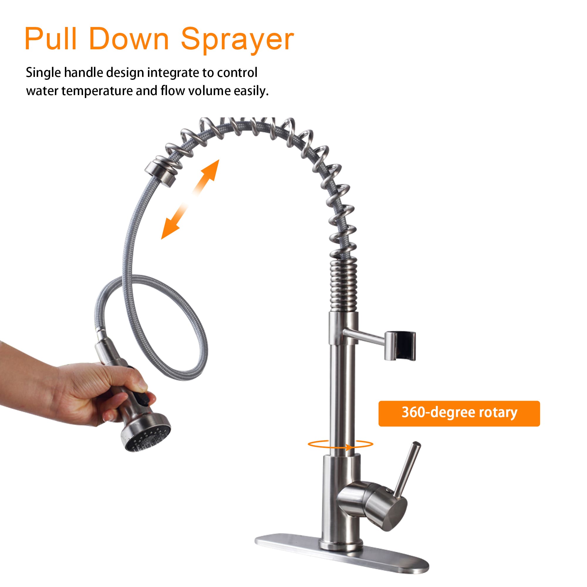 Lordear LD-SLC16089 Kitchen-Faucets - View #2