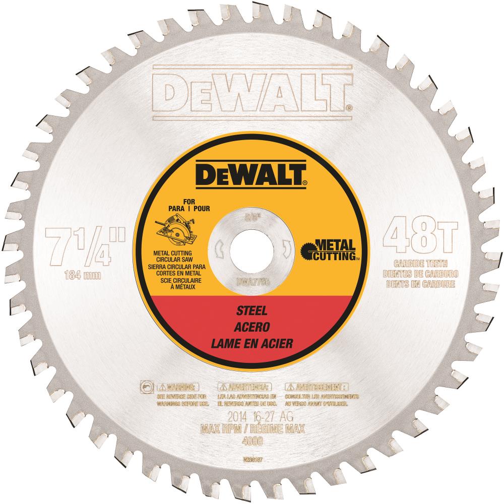 DEWALT DWA7766 7-1/4-in 48 -Tooth Fine Finish Carbide Circular saw blade Individual