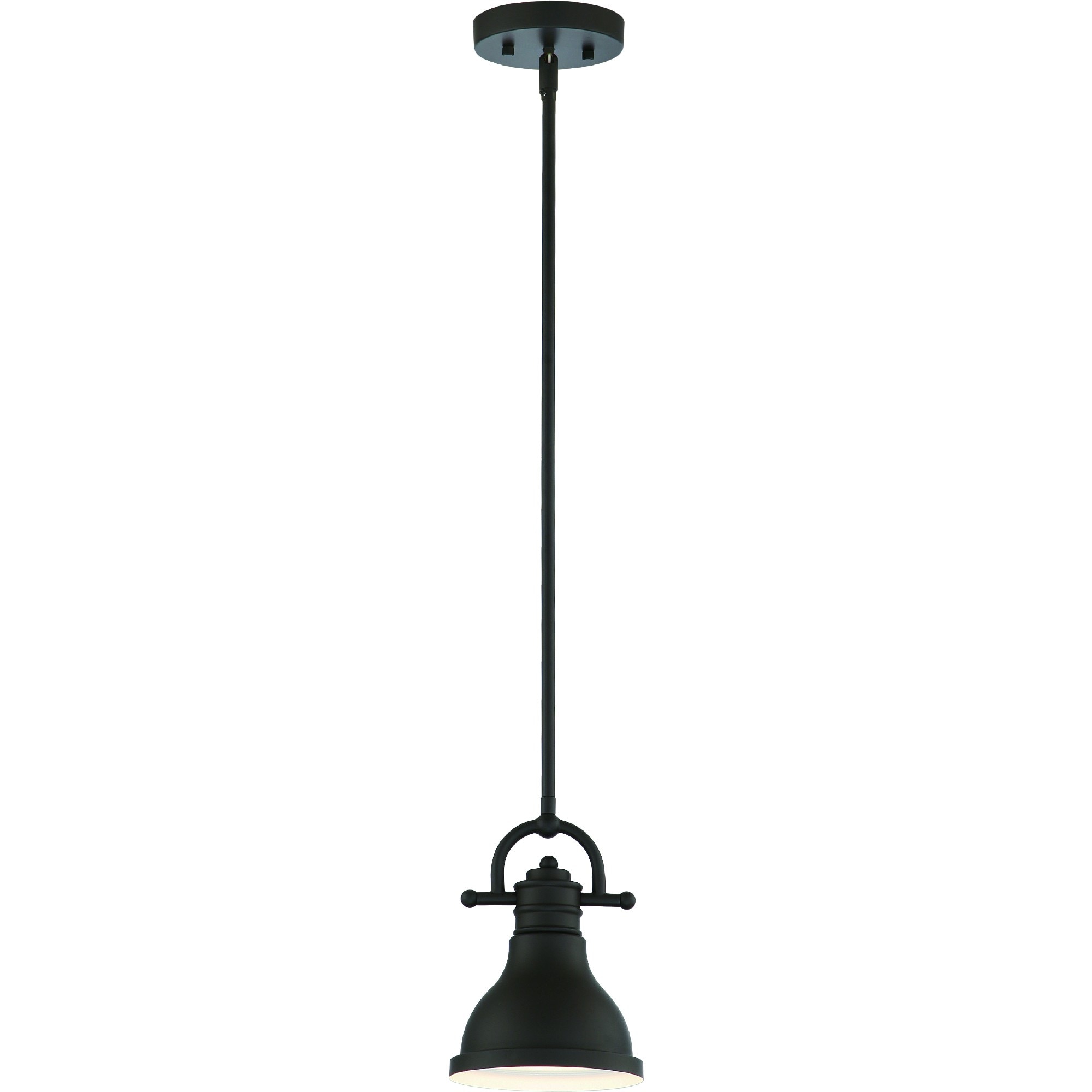 Medlar Foundry Bronze 6.5" Mini Pendant with Bell-Shaped Bowl