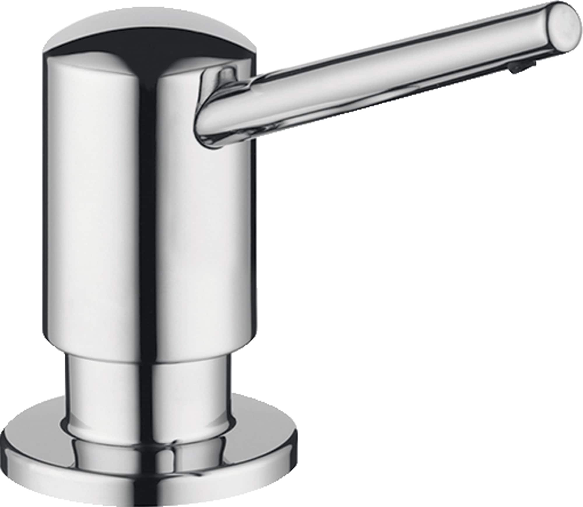 Hansgrohe 04539250 Kitchen Accessories Brushed Gold Optic 16-oz. Capacity Deck-mount Soap and Lotion Dispenser