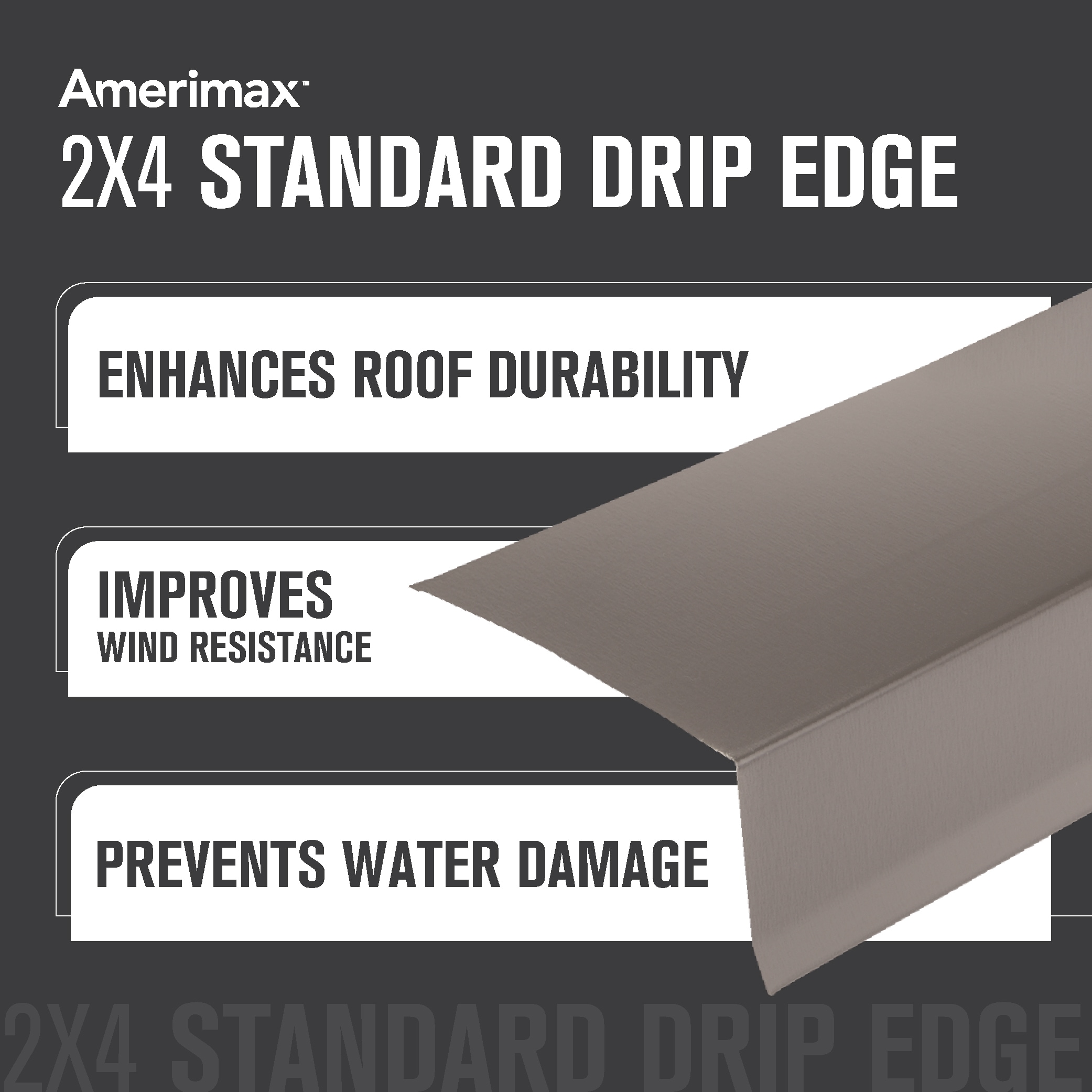 Amerimax REA2040CBZSAHP Drip-Edges - View #2