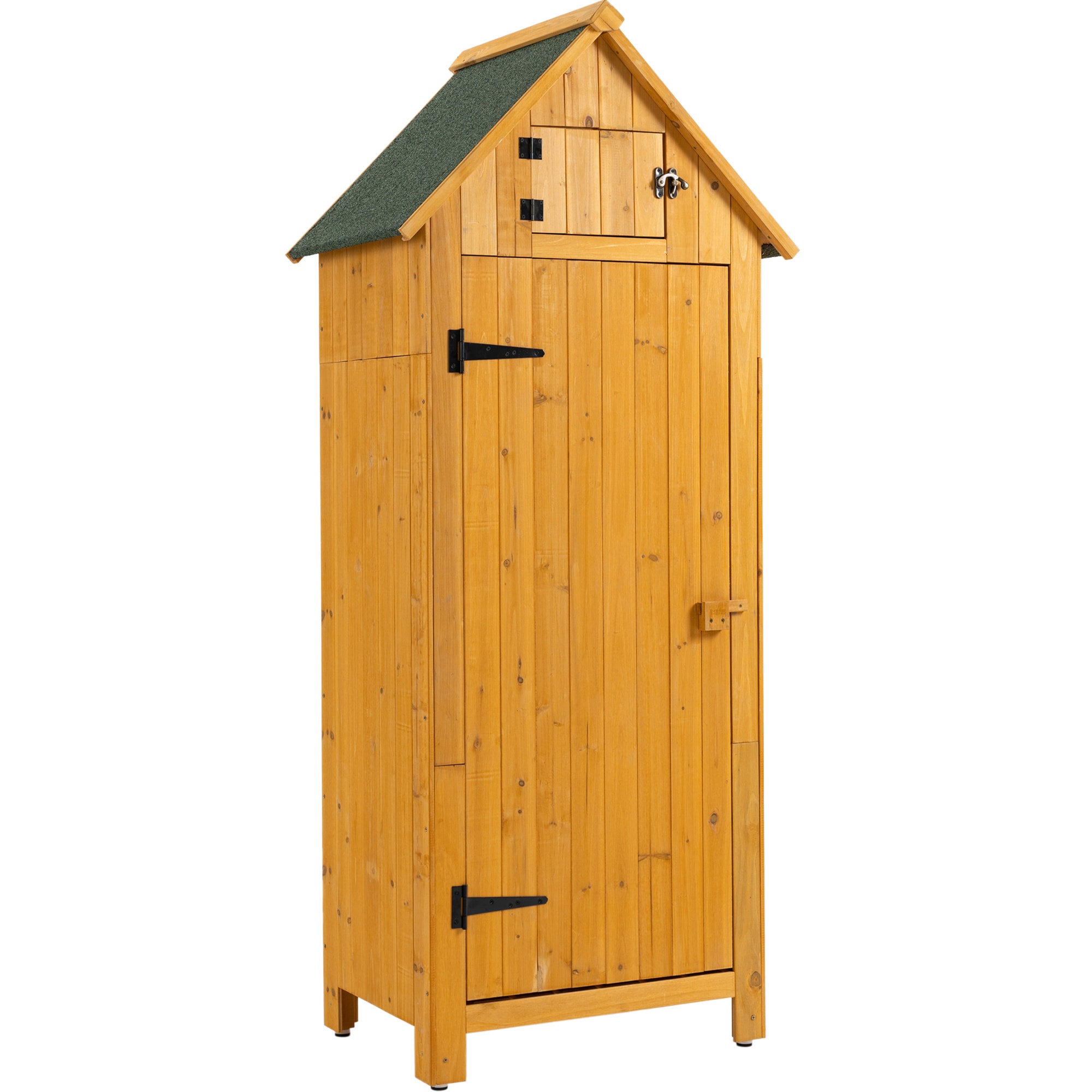 Maocao Hoom FZ2CRLW 1-ft x 2-ft Gable Style Outdoor Storage Shed with 1 Windows 1 Doors