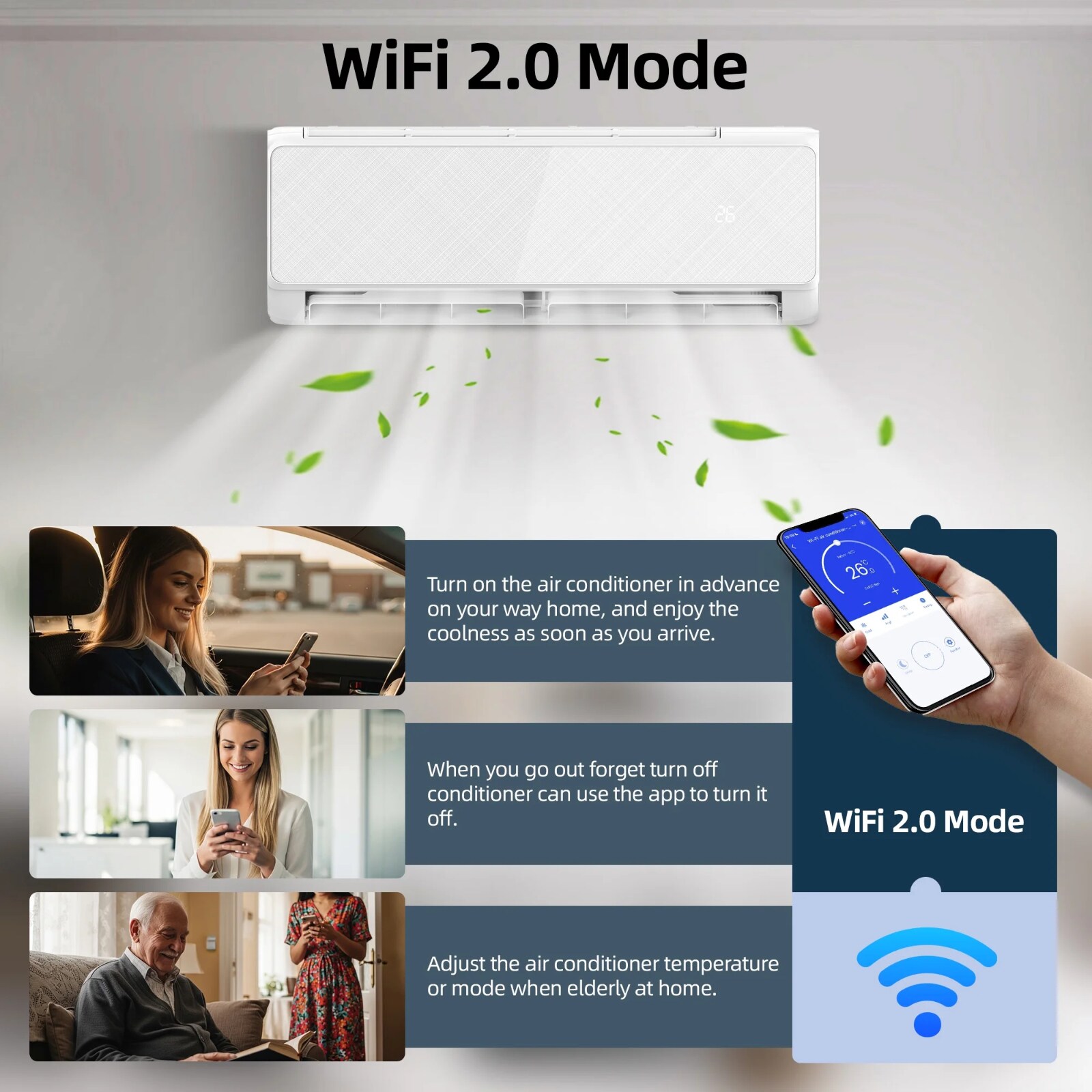 Antarctic Star LSAS-A7201SW-PW-12K Wall-Air-Conditioners - View #6