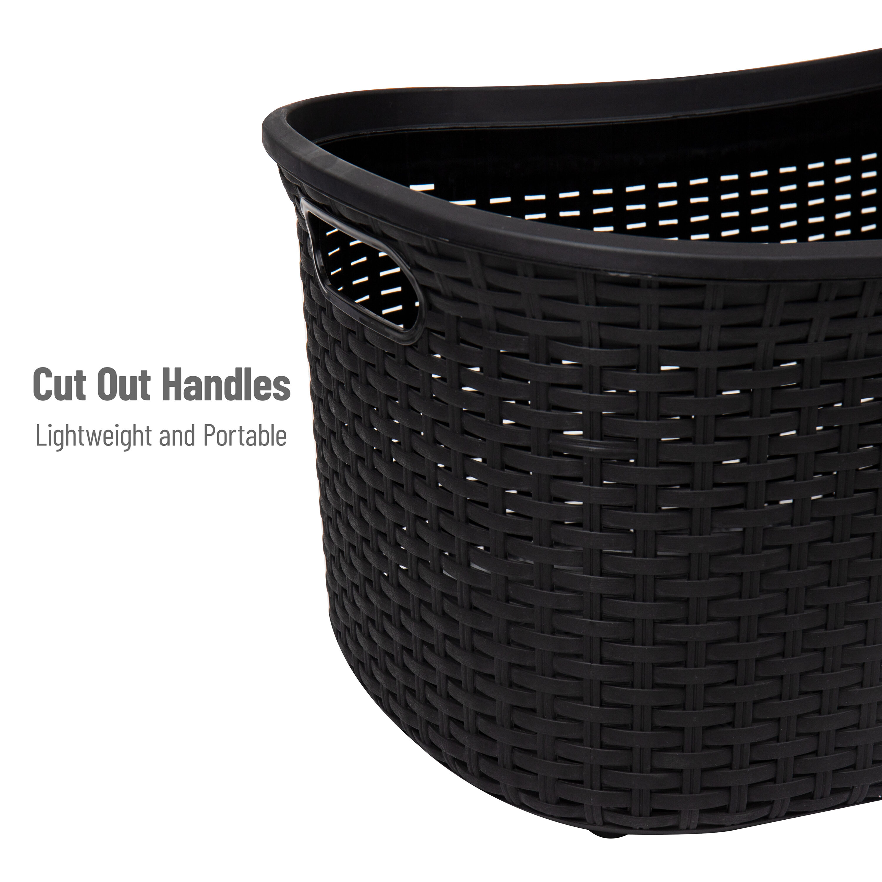 Mind Reader 40LBASK-BLK Hamper-Baskets - View #4