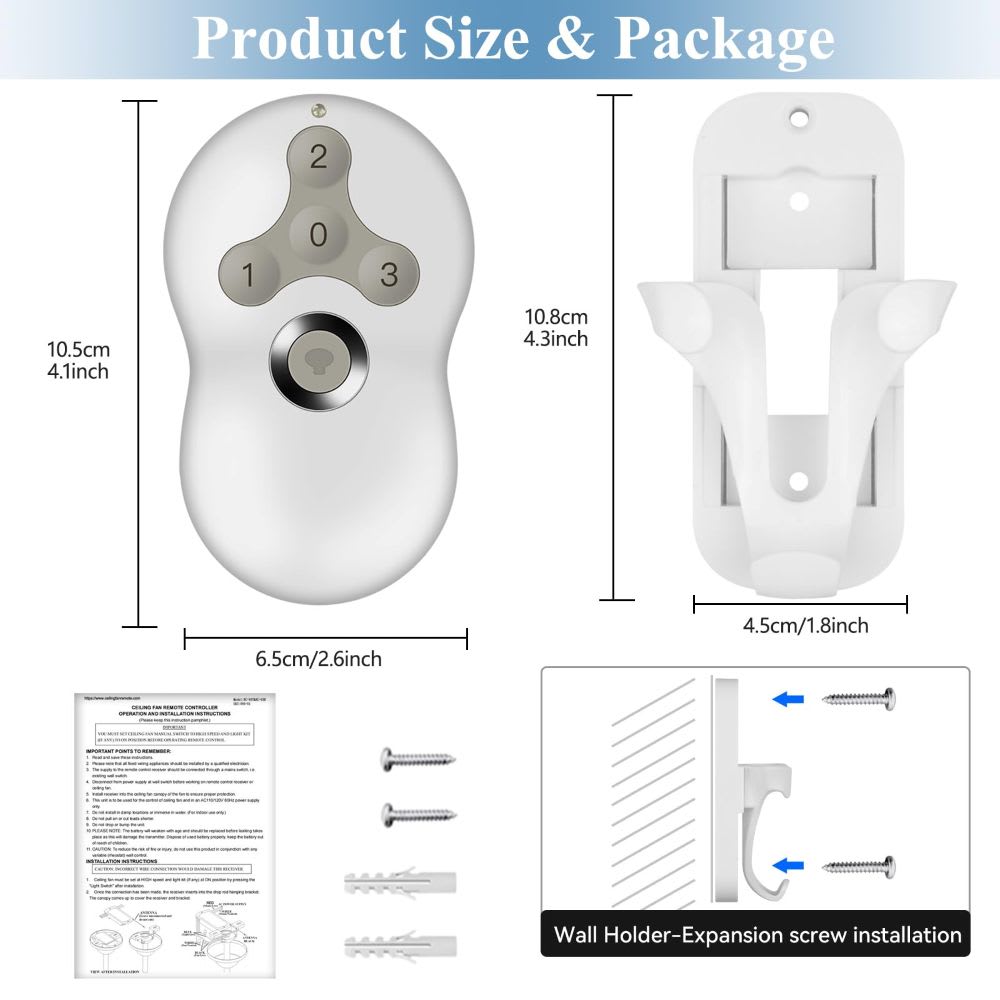 Etokfoks LET0309C28 Ceiling-Fan-Blade-Arms - View #7