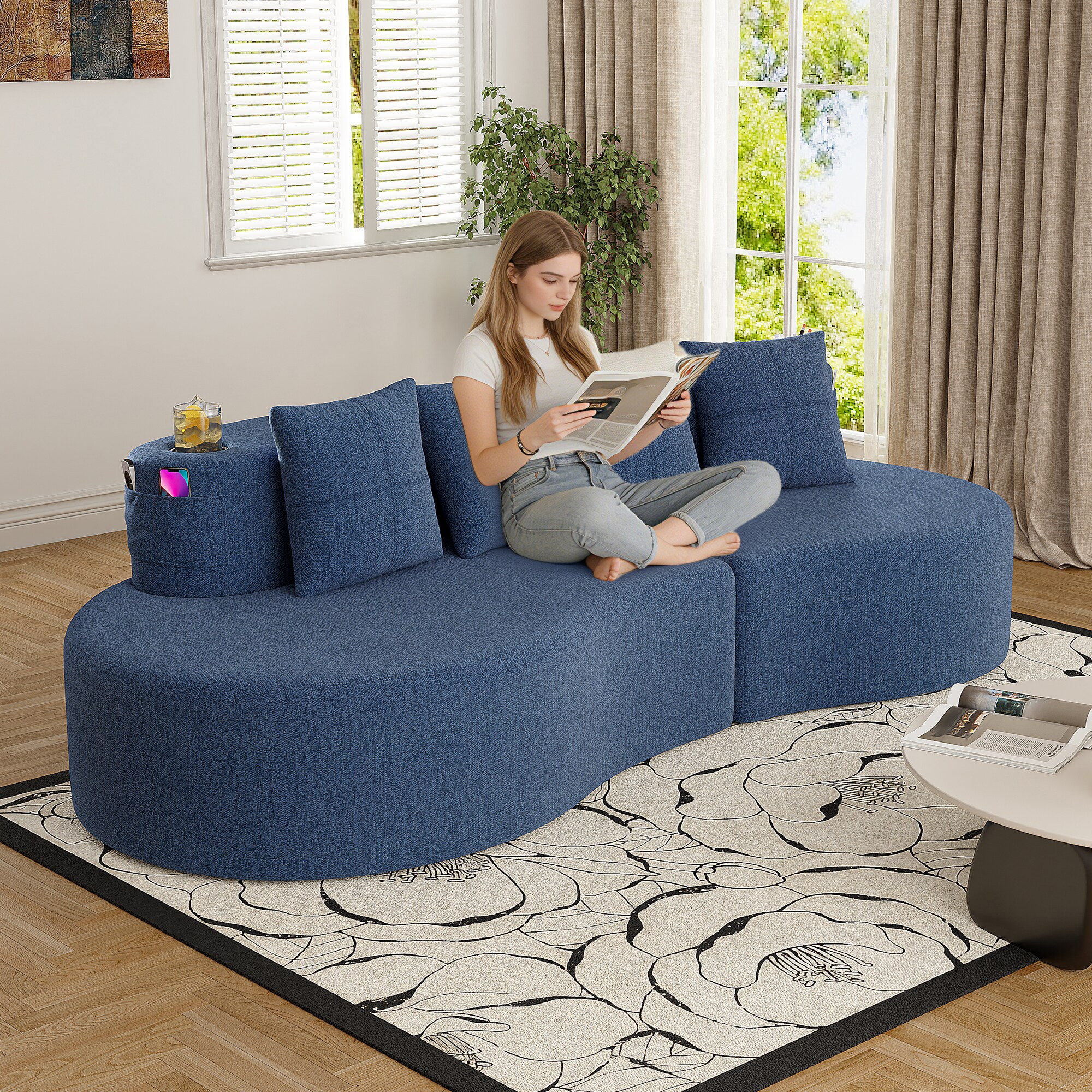 Tinyhomie LW-Y-OR-9444 Sofas-Loveseats - View #3