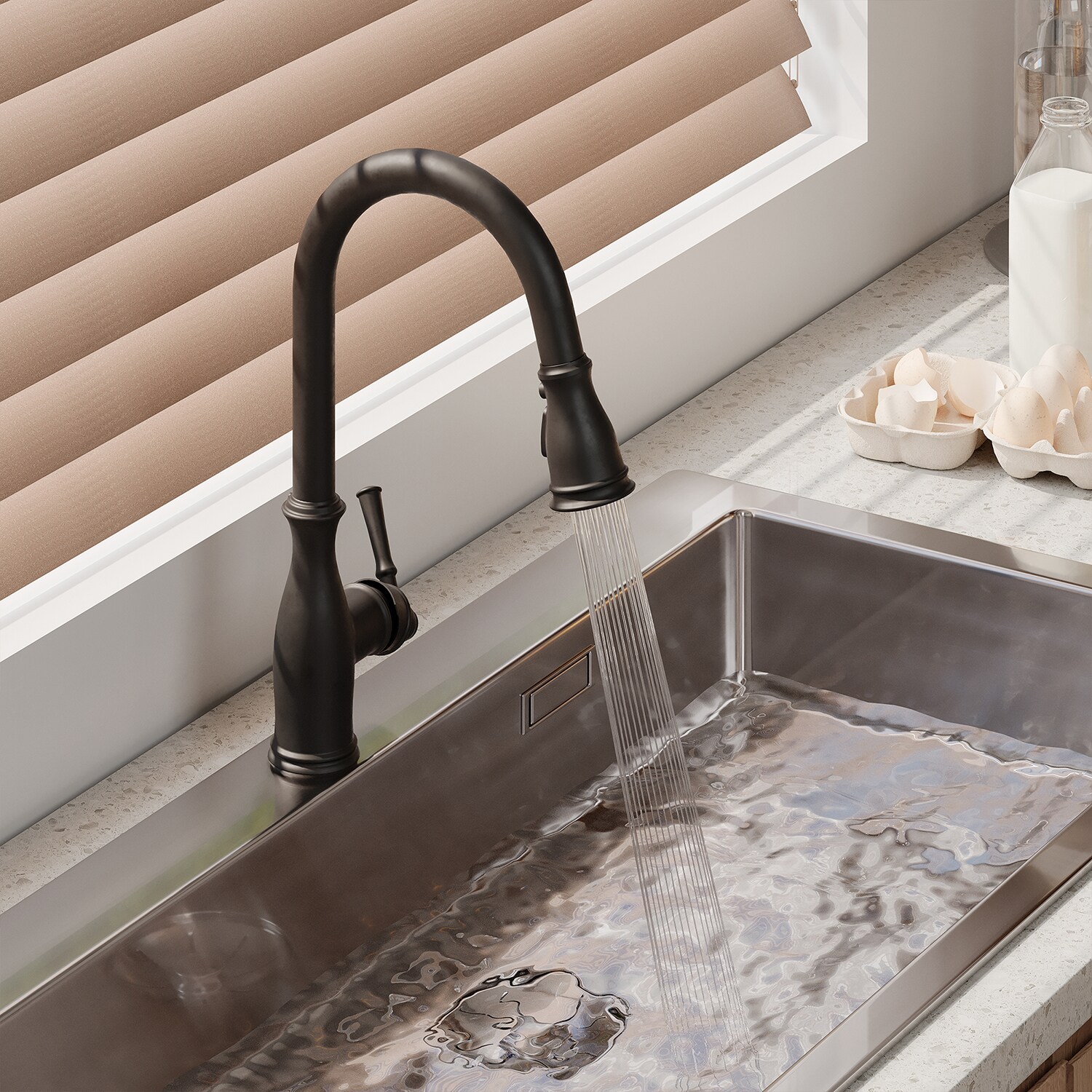 Mondawe MD-D91-MBCP Kitchen-Faucets - View #6