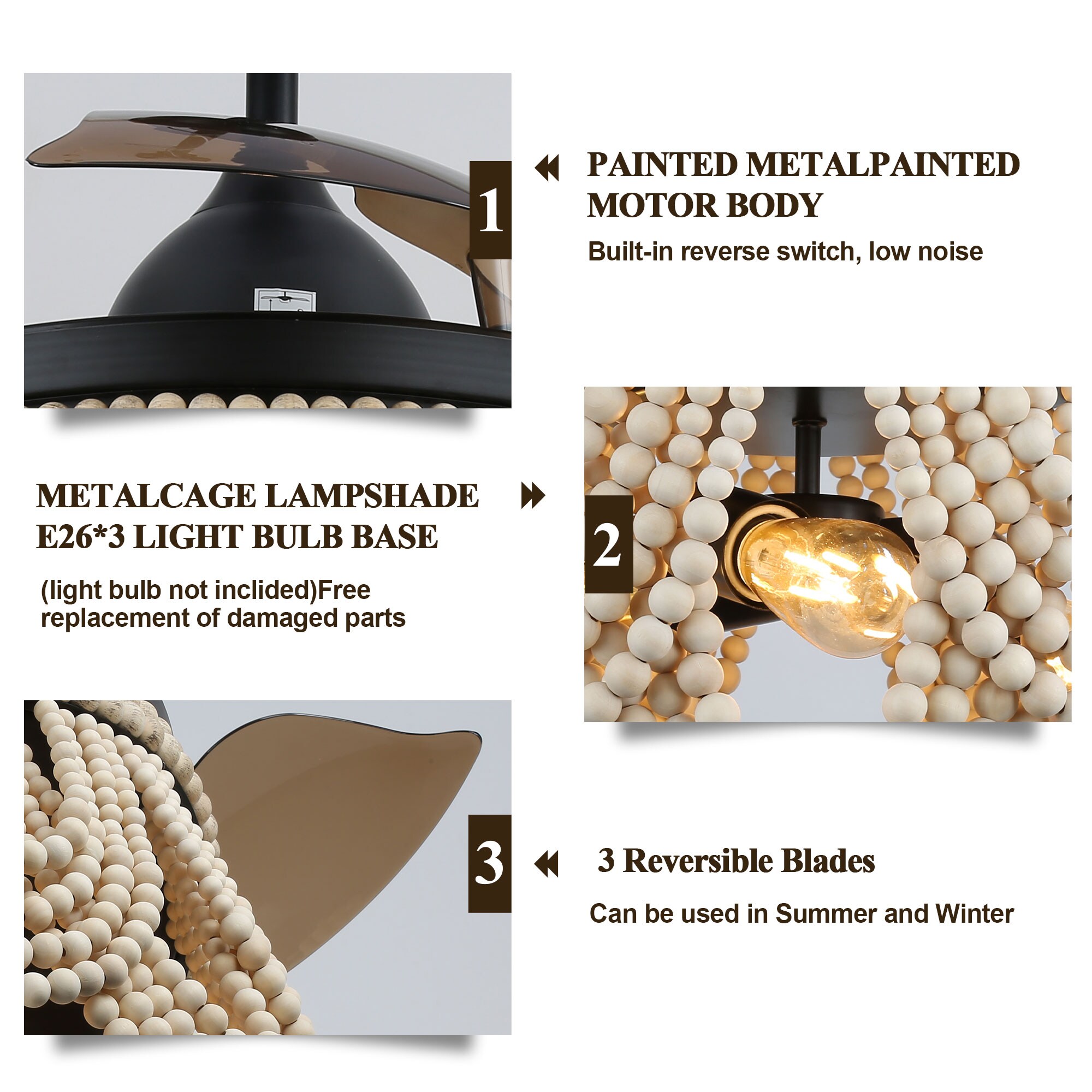 Bella Depot DCFSD4265-B Ceiling-Fans - View #7