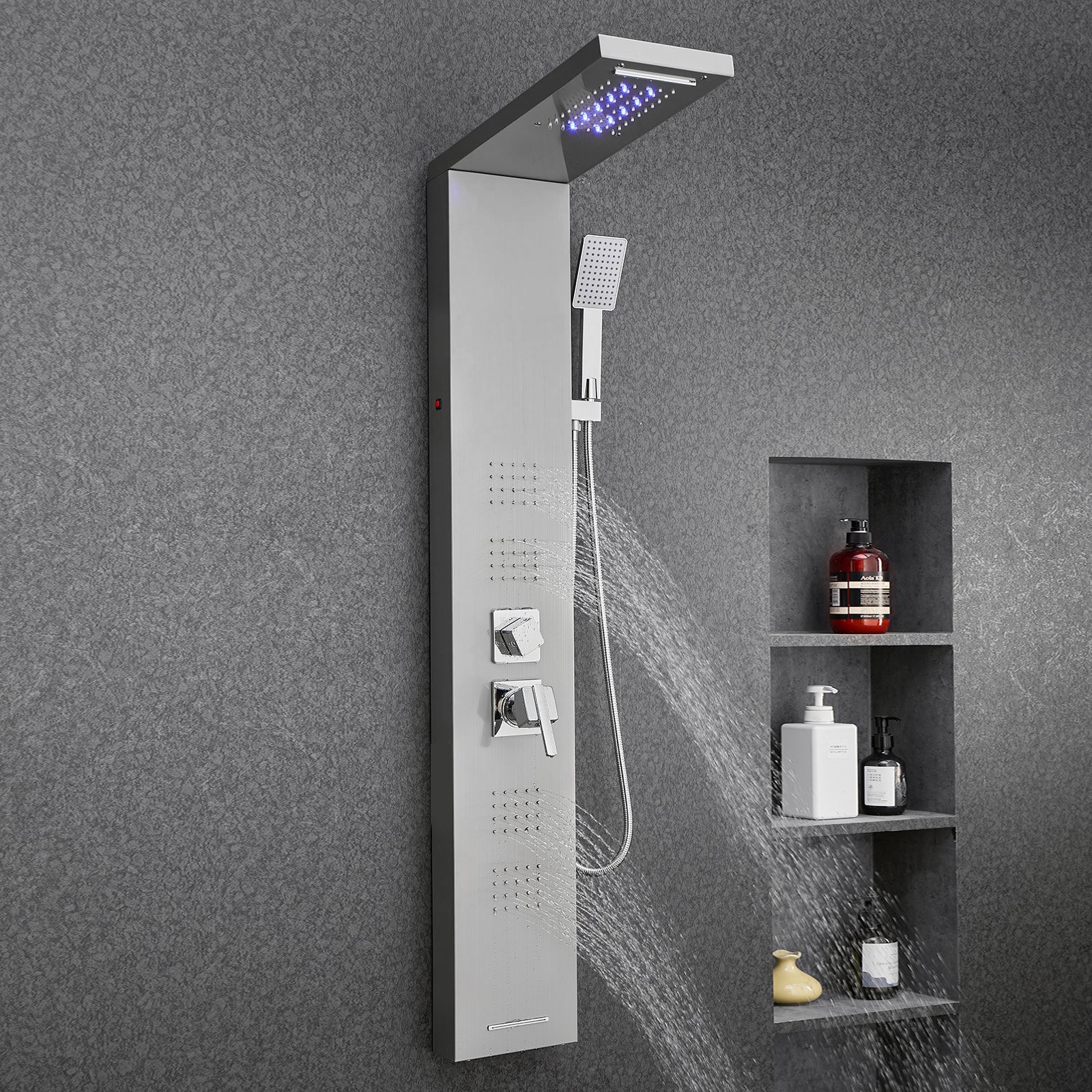 Mecale VOL-GQSJO1 Showerhead-Bar-Panels - View #2