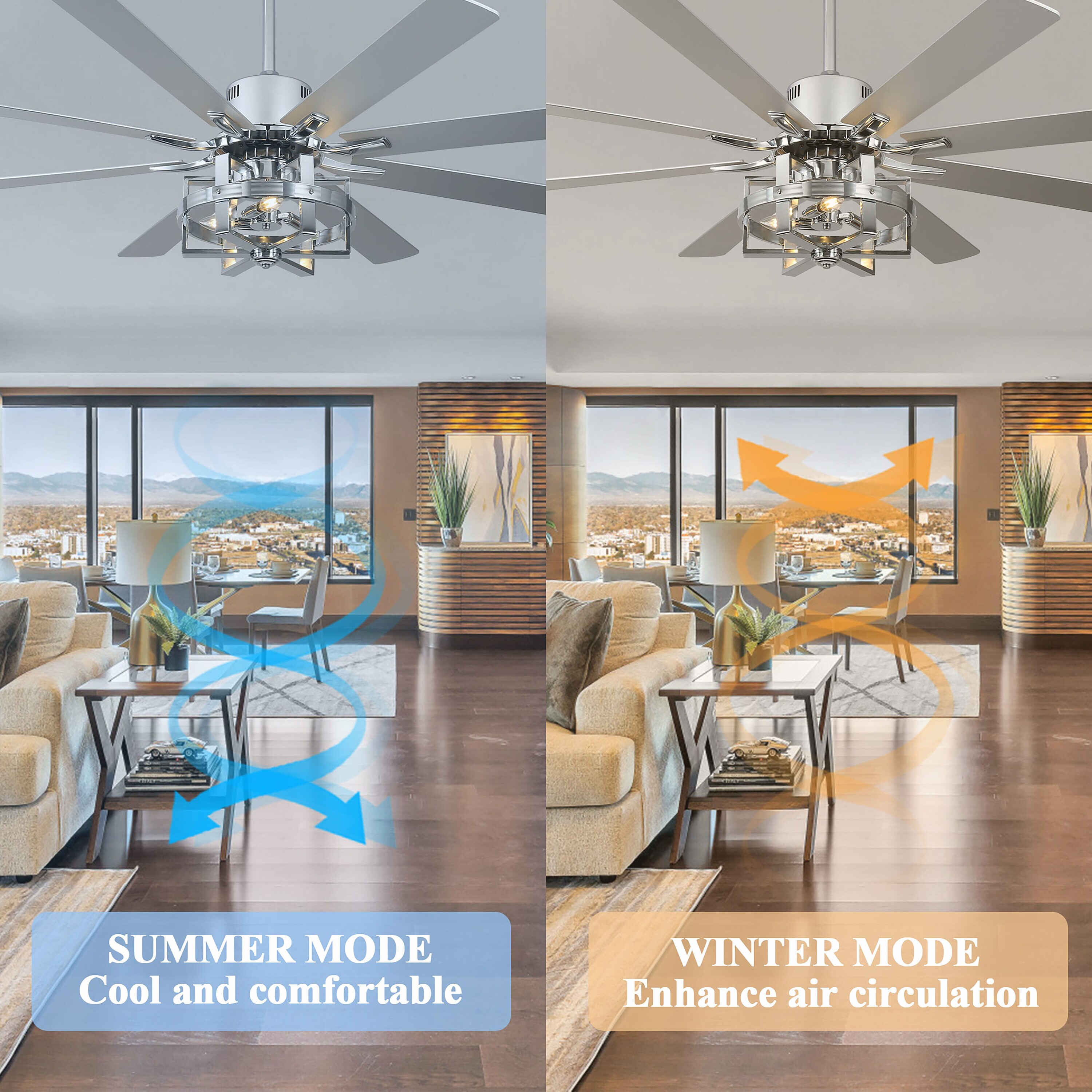 Cusp Barn DC6501-C Ceiling-Fans - View #3