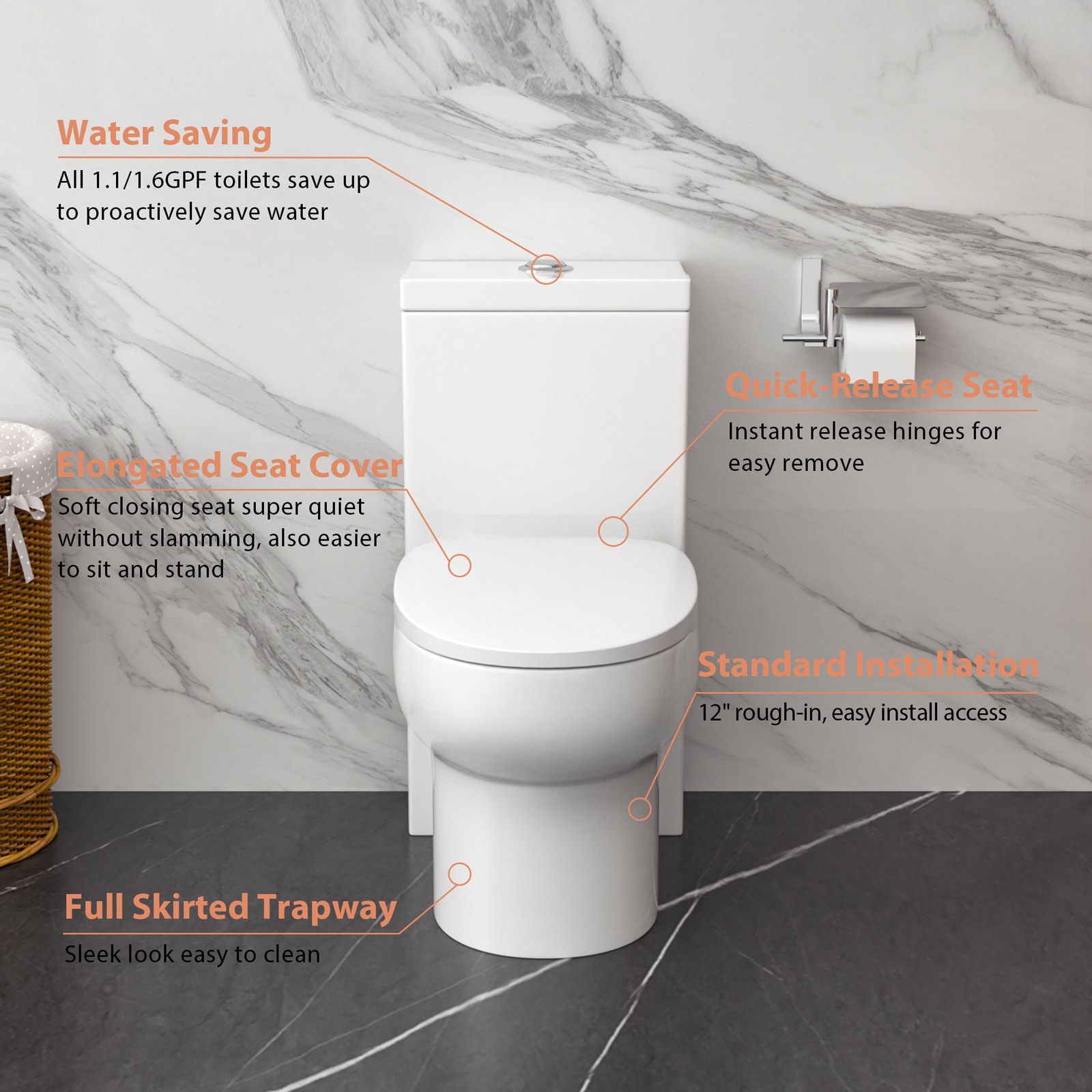 Lordear LD-BATHMA60D toilets - View #5