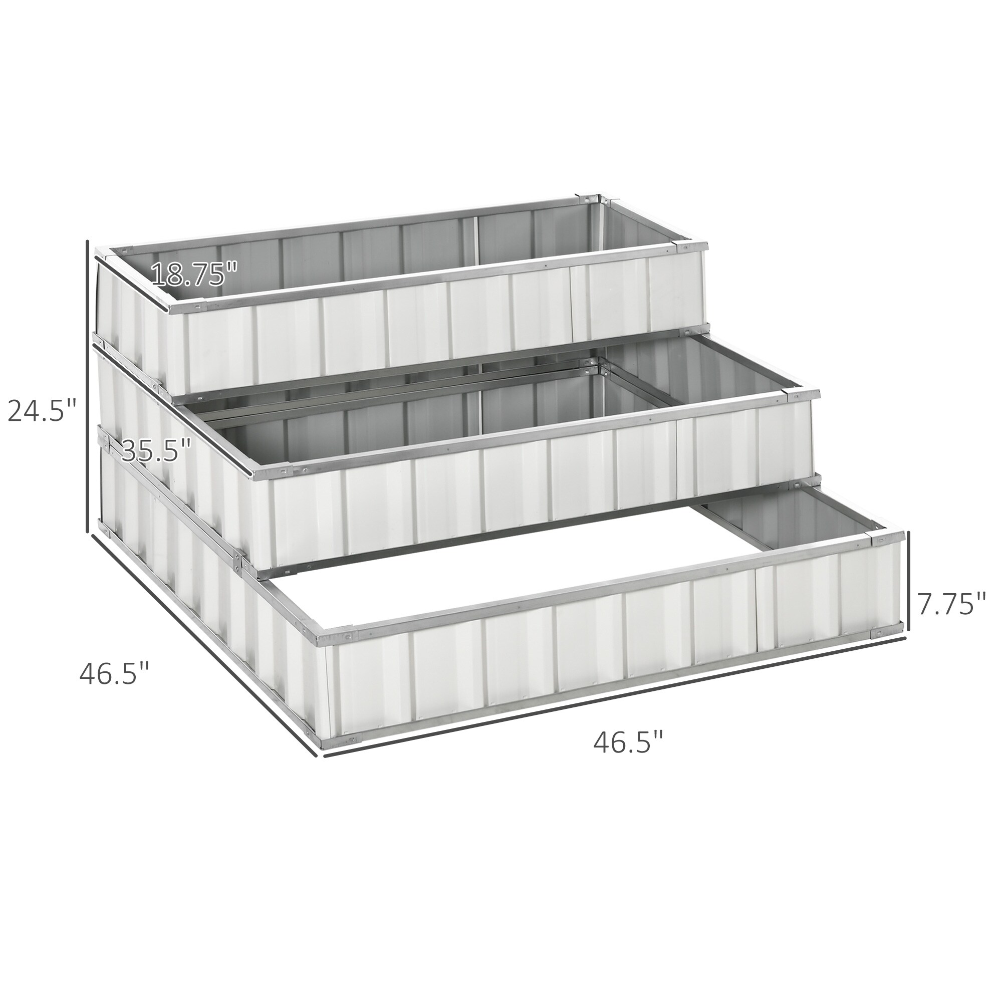 Outsunny 845-640CW Raised-Garden-Beds - View #3