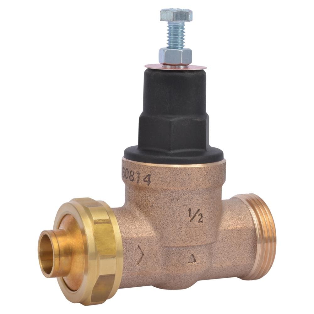 Cash Acme 23886-0045 1/2-in Copper sweat Brass Pressure regulator valve