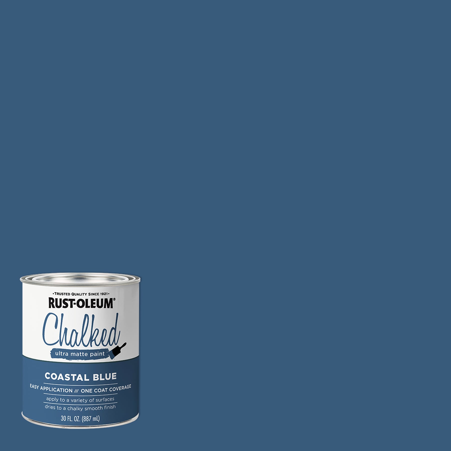 Rust-Oleum Coastal Blue Acrylic Chalky Paint (1-Quart)