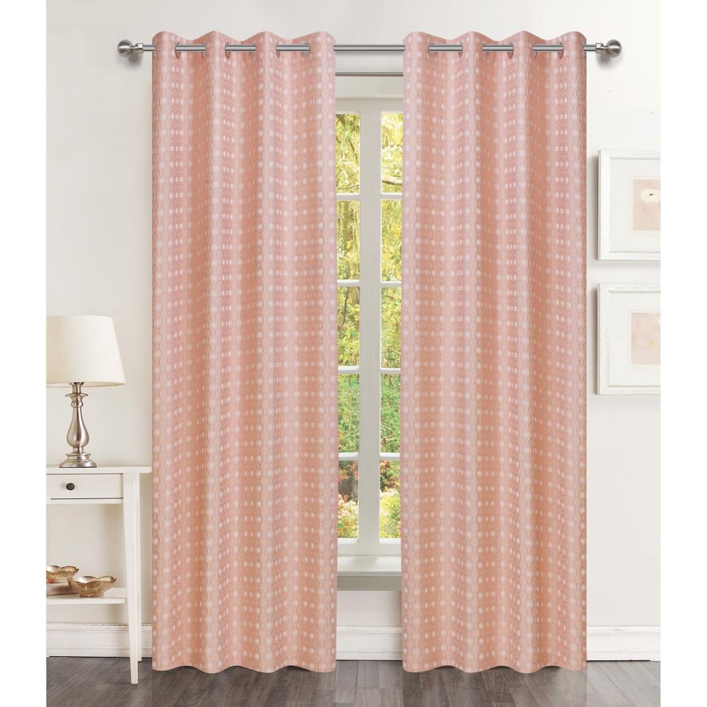 Popular Home BRANDY SINGLE WINDOW PANEL 52X84 Curtains & Drapes at ...