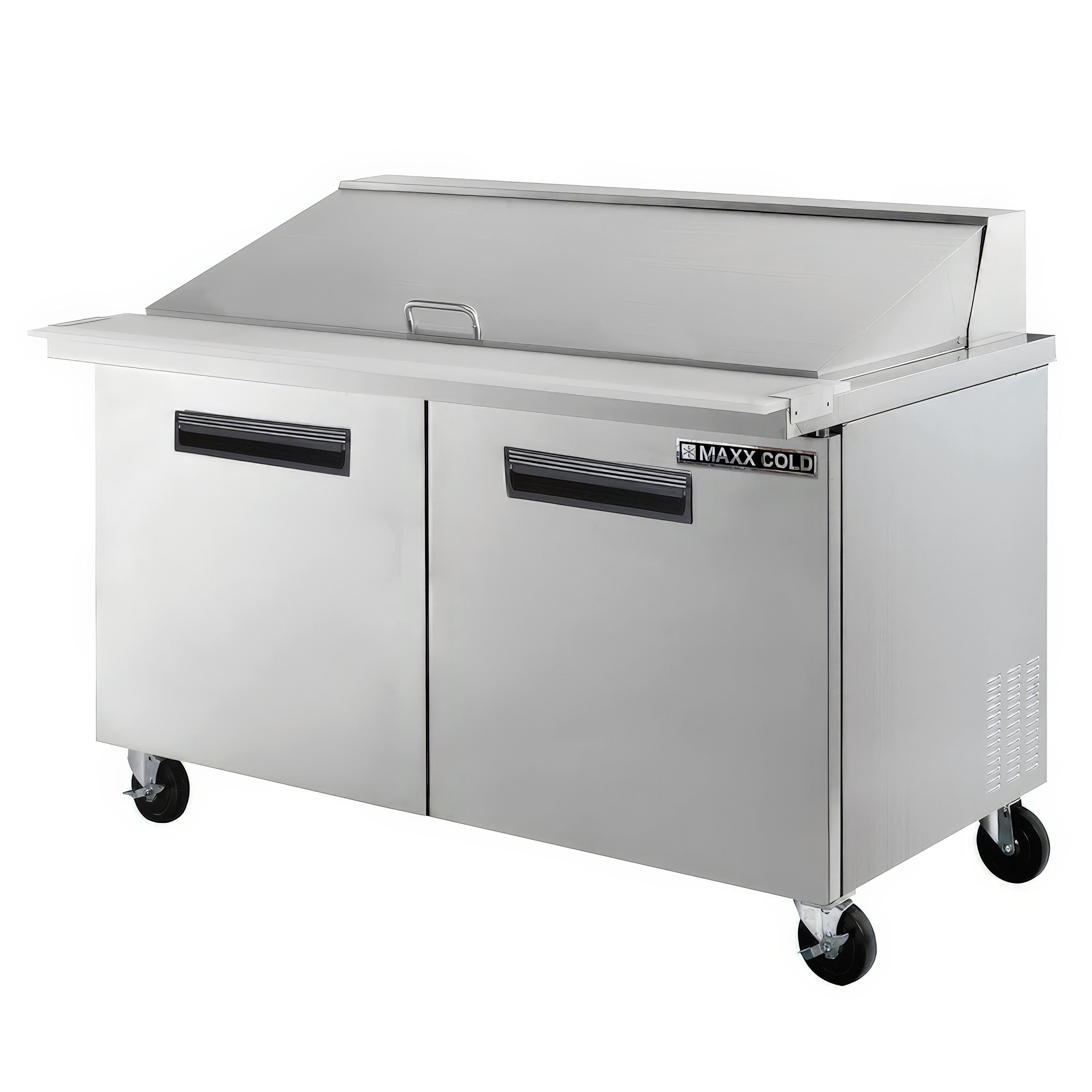 Maxx Cold MXCR60M X-Series 61.2-in Stainless Steel Refrigerated Salad prep table