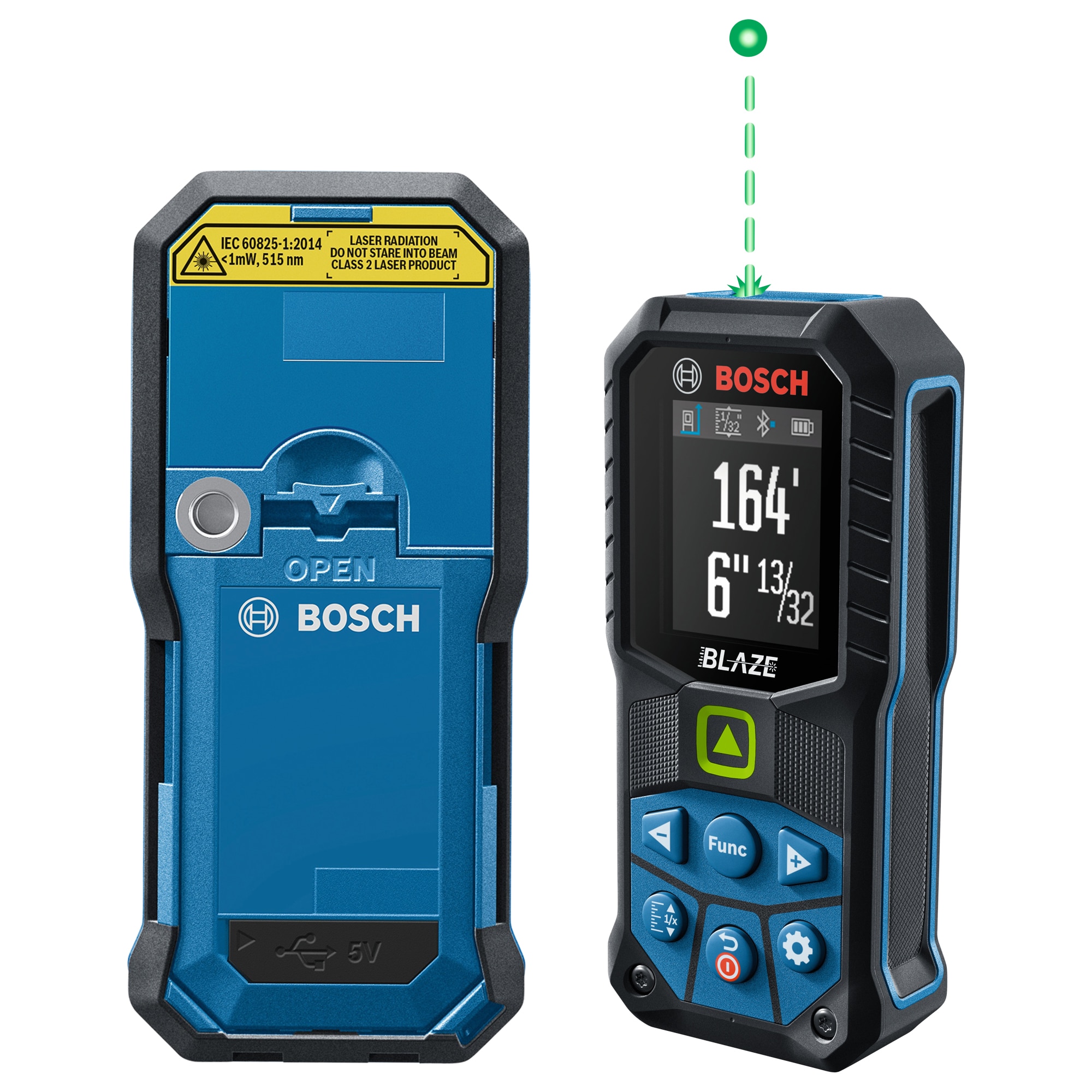 Bosch BLAZE 165 ft. Bluetooth-enabled Laser Distance Measurer w/ Lithium-Ion Battery