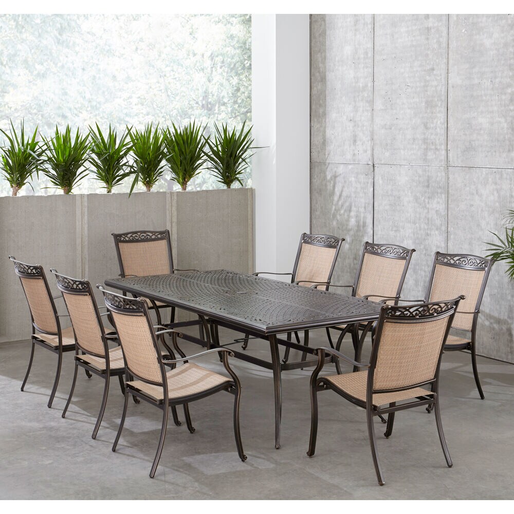 Hanover FNTDN9PCC Patio-Dining-Sets - View #10