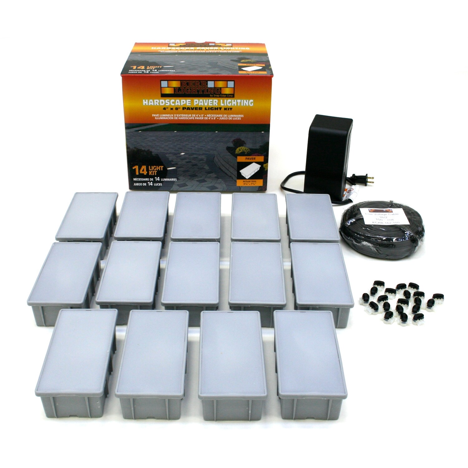 8-Light Outdoor Paver Light Kit 8-Light Outdoor Paver Light Kit