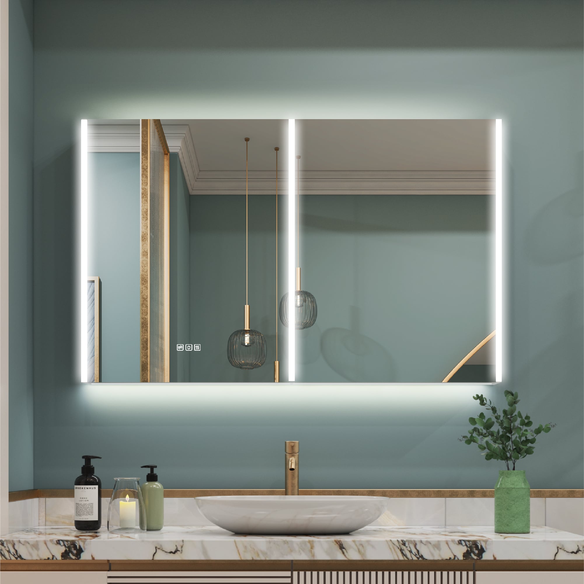 WELLFOR W14MCL4830 Bathroom-Medicine-Cabinets - View #2