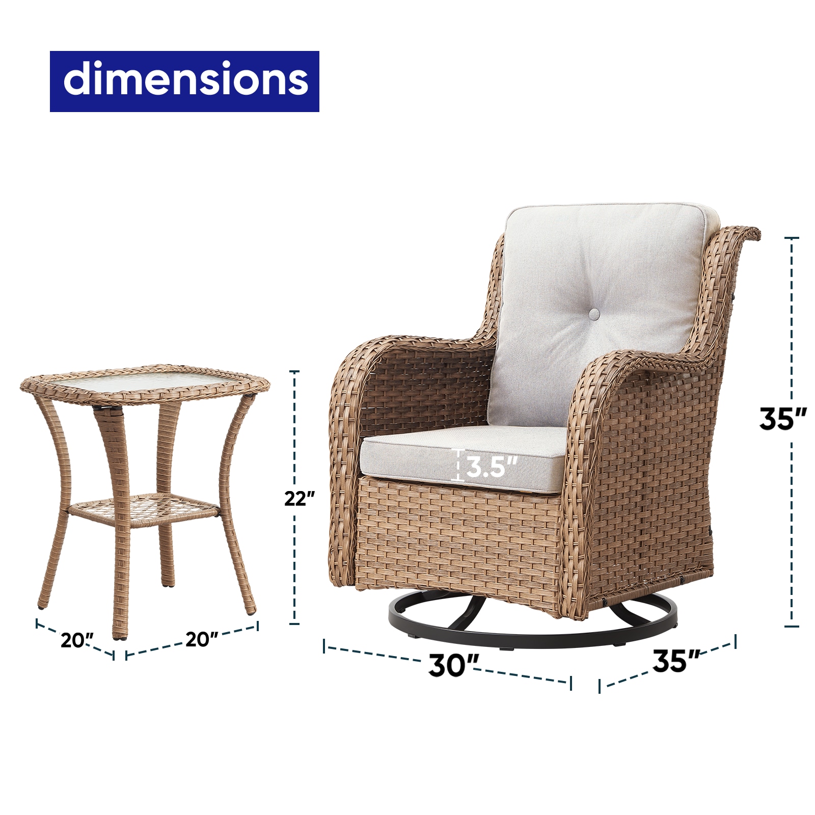 Rilyson FS117-2 Patio-Chairs - View #4