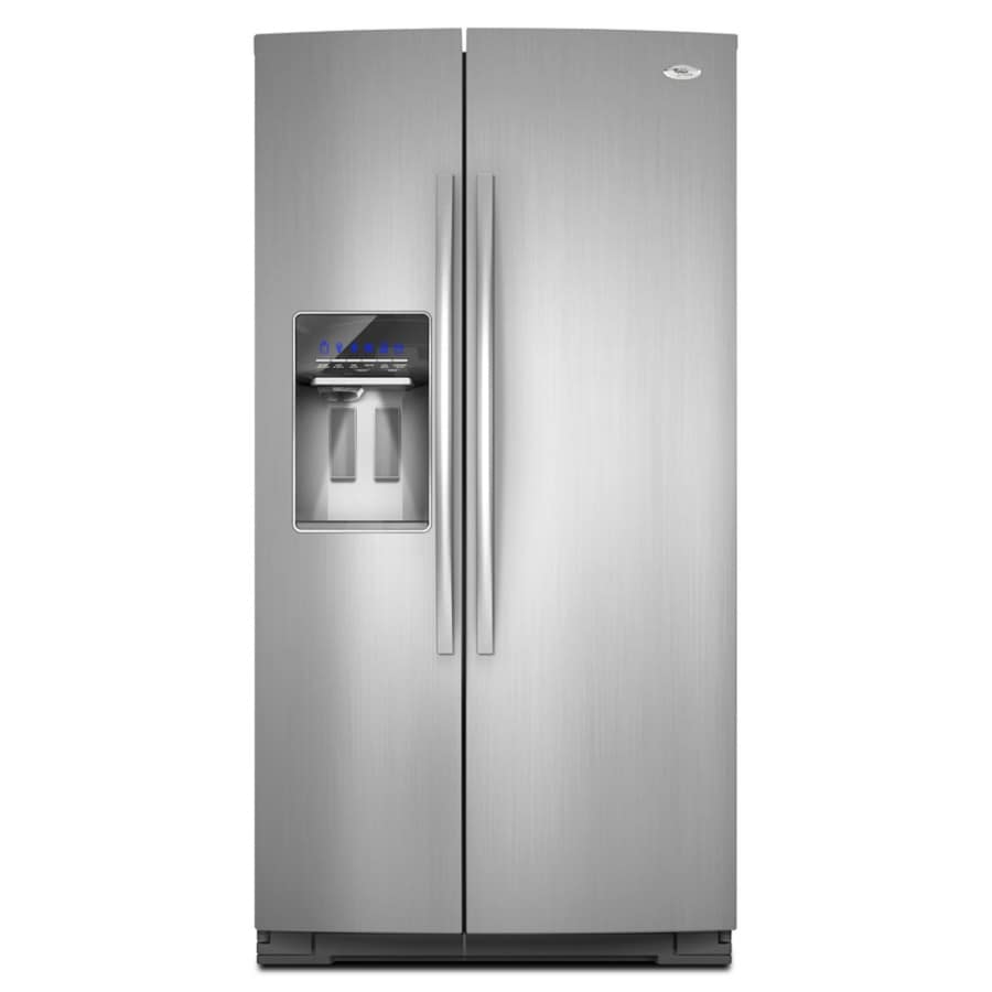 Whirlpool Gold 26.4-cu ft Side-by-Side Refrigerator with Ice Maker 