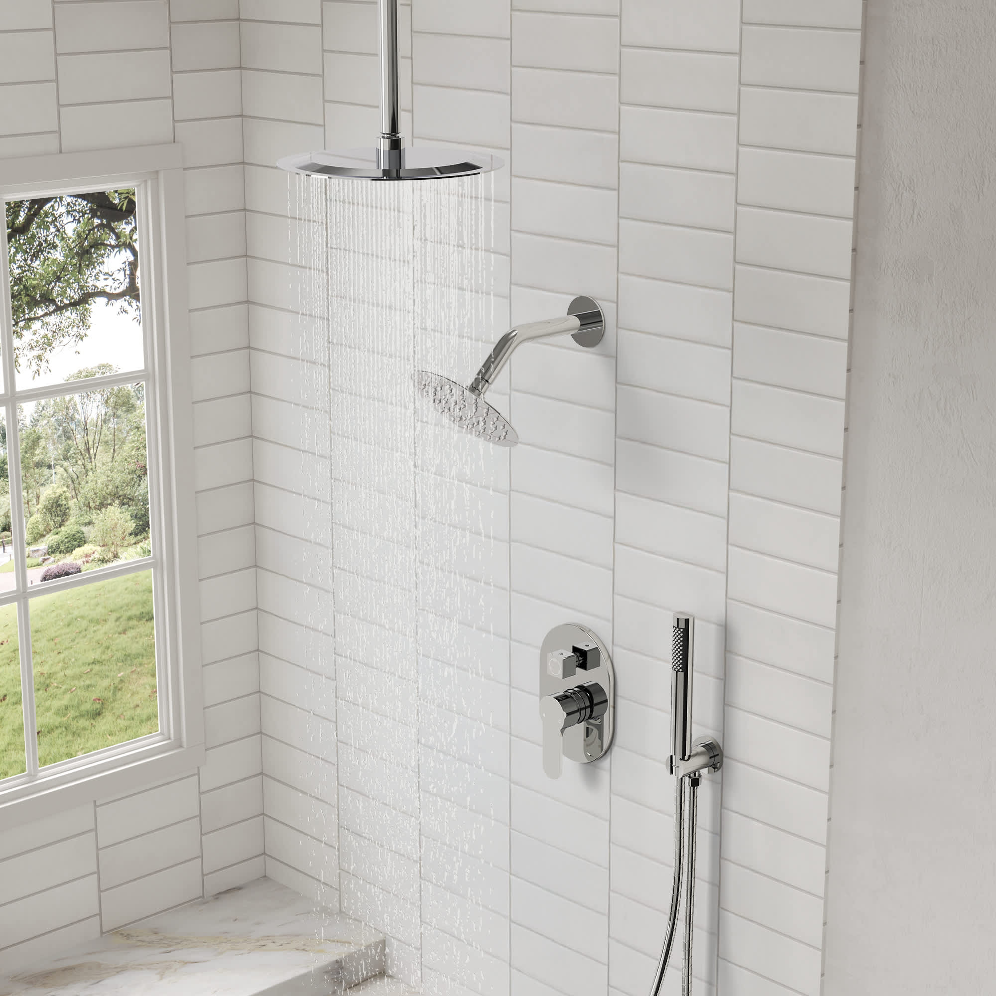 EVERSTEIN SFS-1057-CH10 Showerhead-Bar-Panels - View #12
