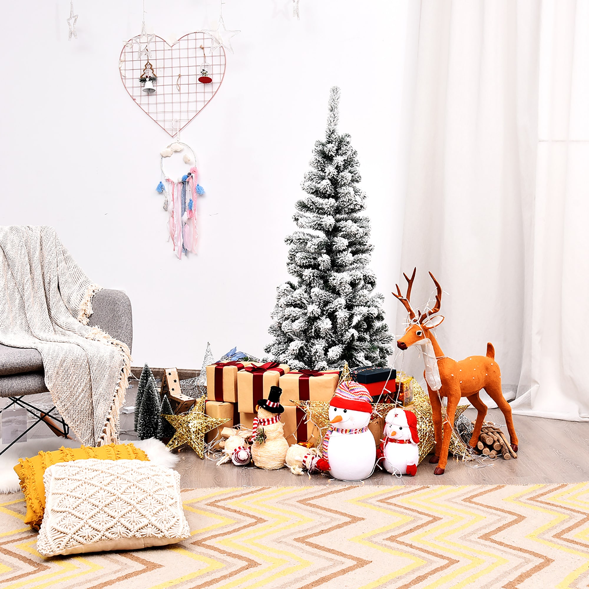Costway CM22871 Artificial-Christmas-Trees - View #6
